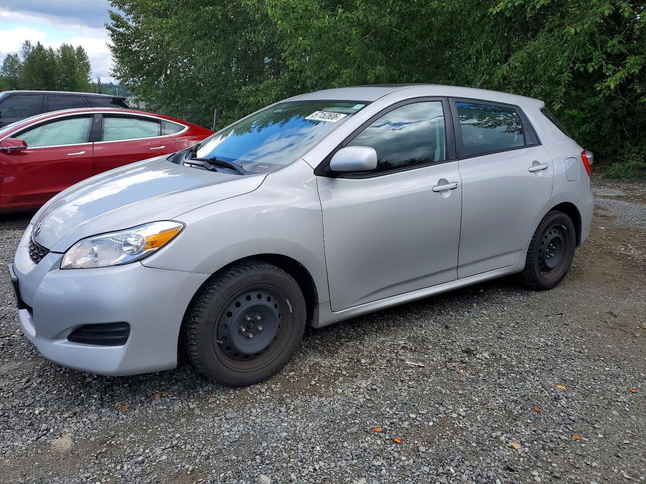 2011 Toyota Matrix Base Silver vin: 2T1KU4EE0BC744067
