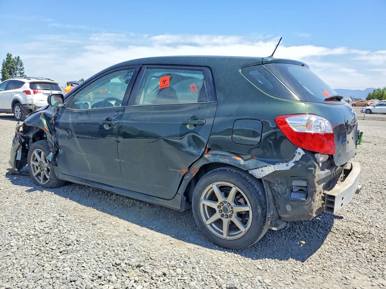 2012 Toyota Matrix L Black vin: 2T1KU4EE0CC892267