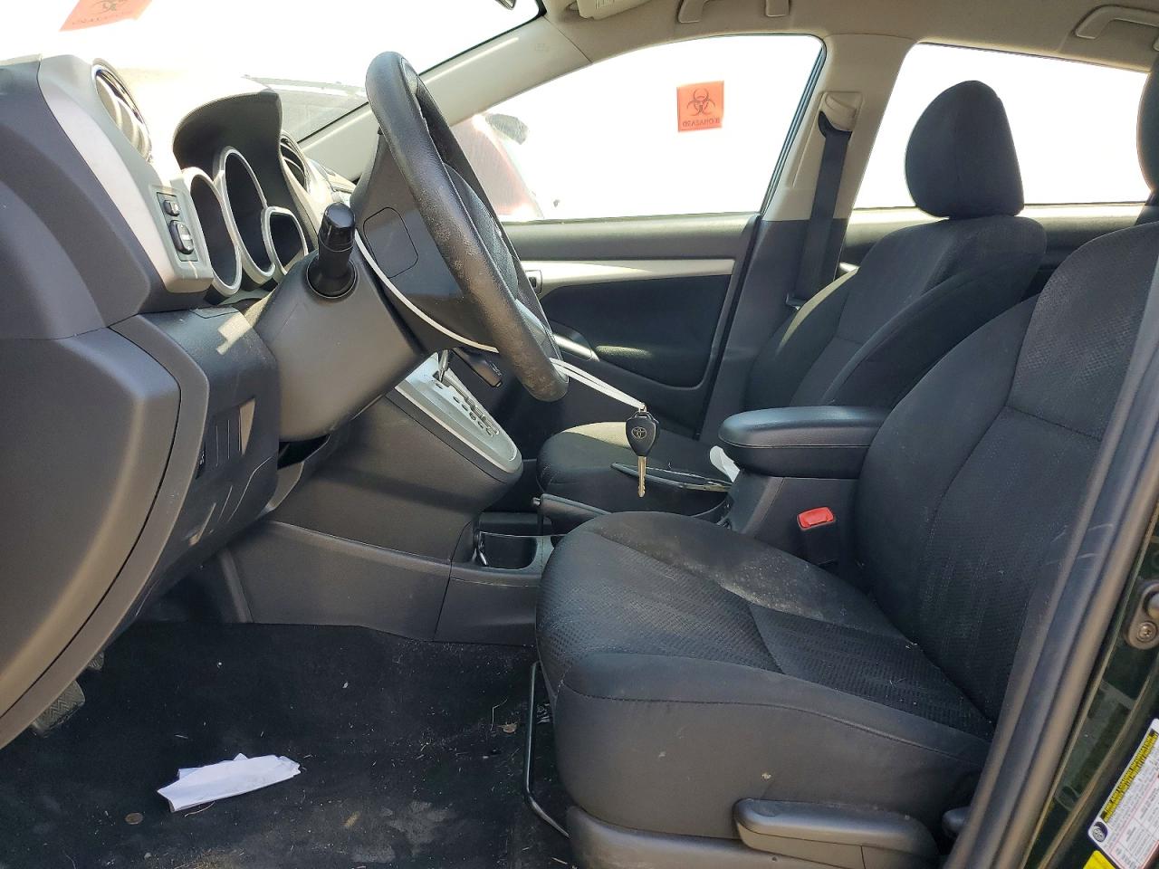 2012 Toyota Matrix L Black vin: 2T1KU4EE0CC892267