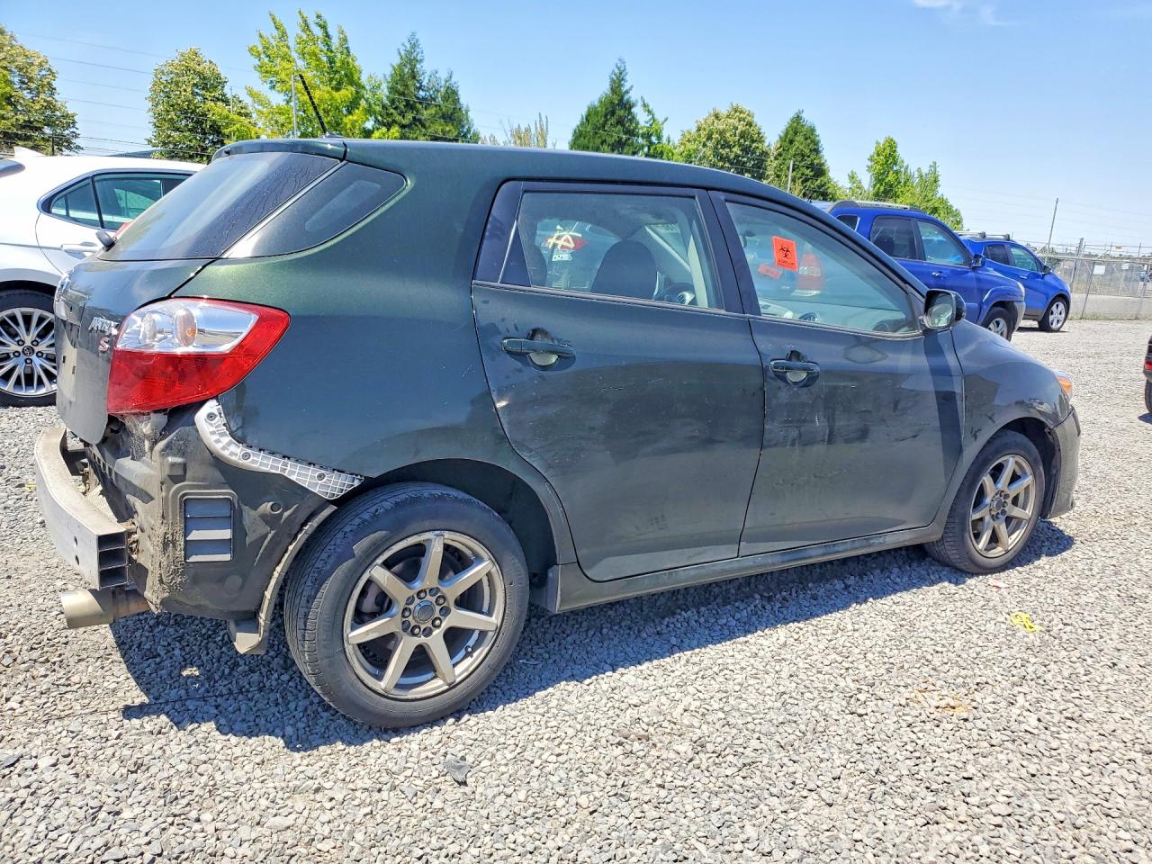 2012 Toyota Matrix L Black vin: 2T1KU4EE0CC892267