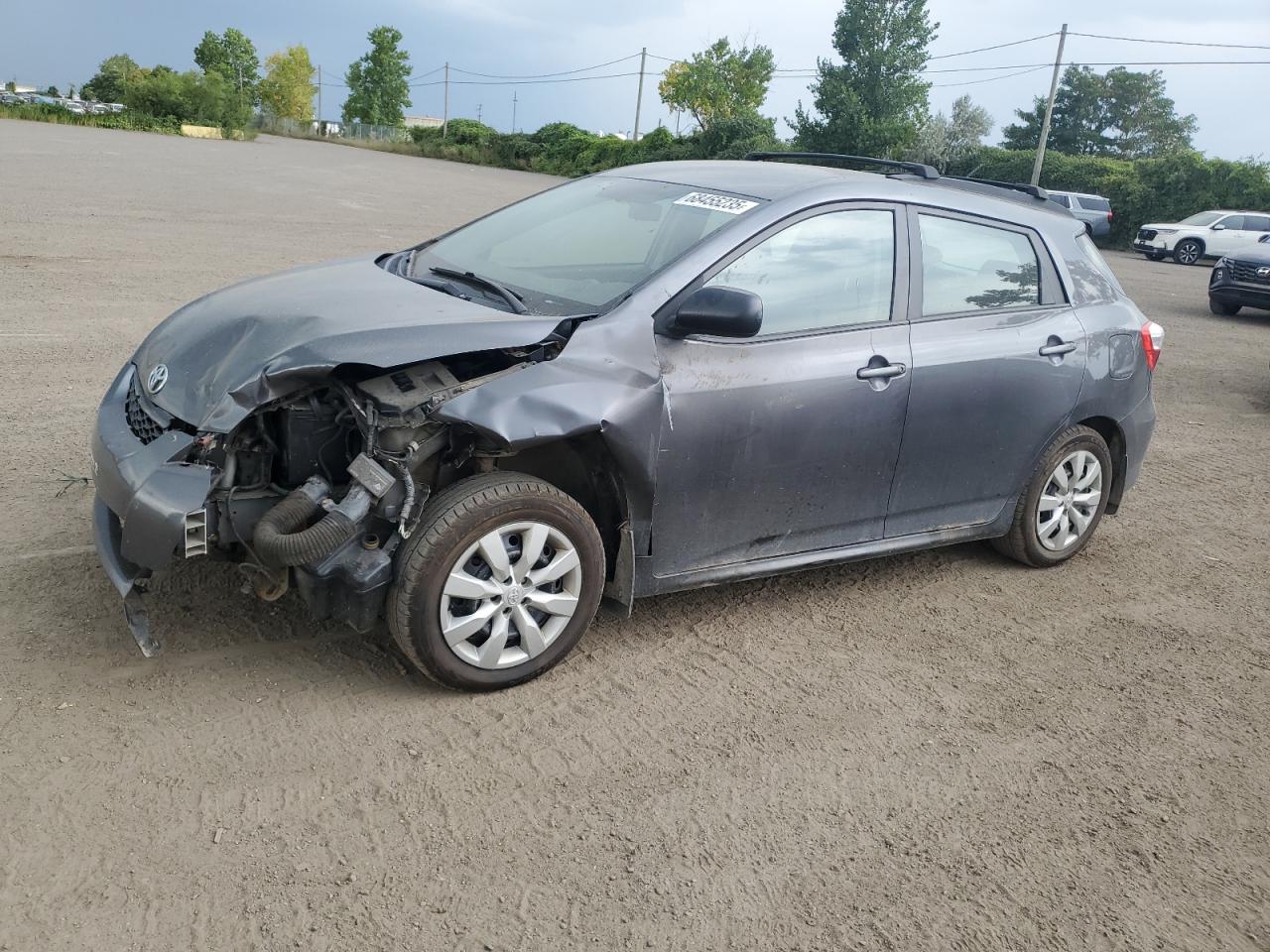 2014 Toyota Matrix Base Gray vin: 2T1KU4EE0EC129734