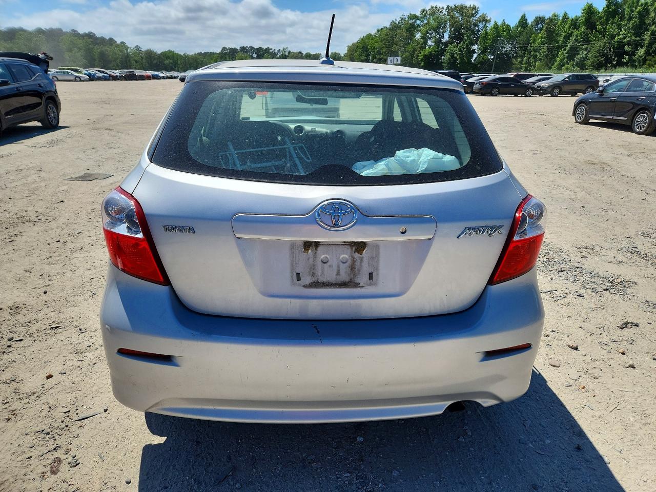 2010 Toyota Matrix Base Silver vin: 2T1KU4EE1AC192156