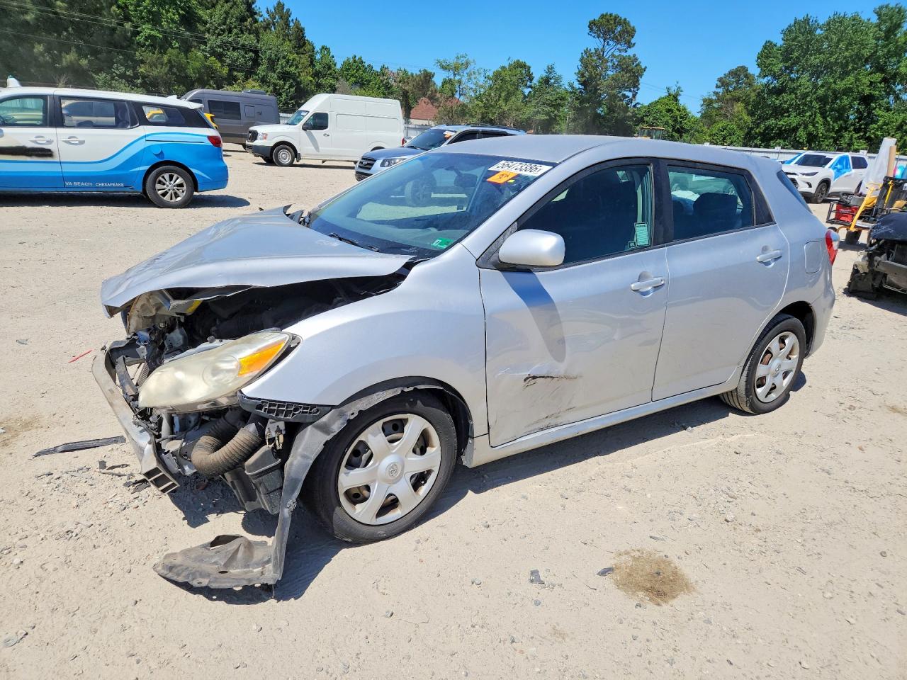 2010 Toyota Matrix Base Silver vin: 2T1KU4EE1AC192156