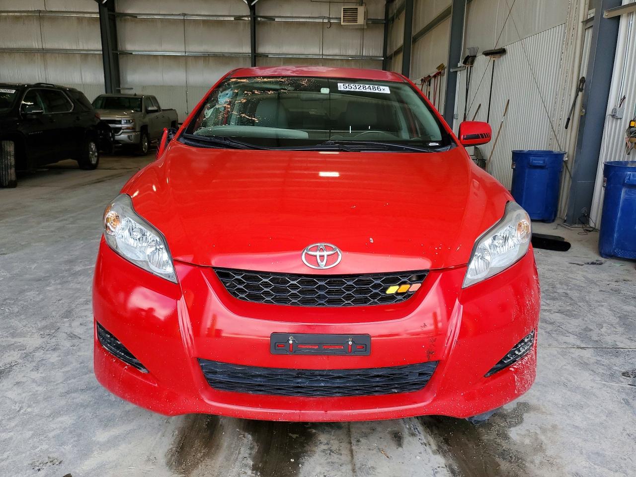 2010 Toyota Matrix Base Красный vin: 2T1KU4EE1AC199138