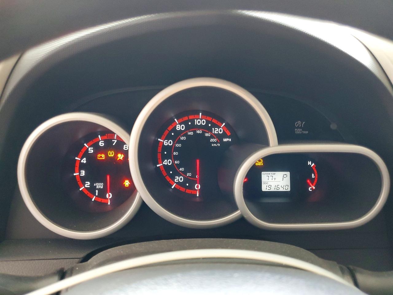 2010 Toyota Matrix Base Красный vin: 2T1KU4EE1AC199138