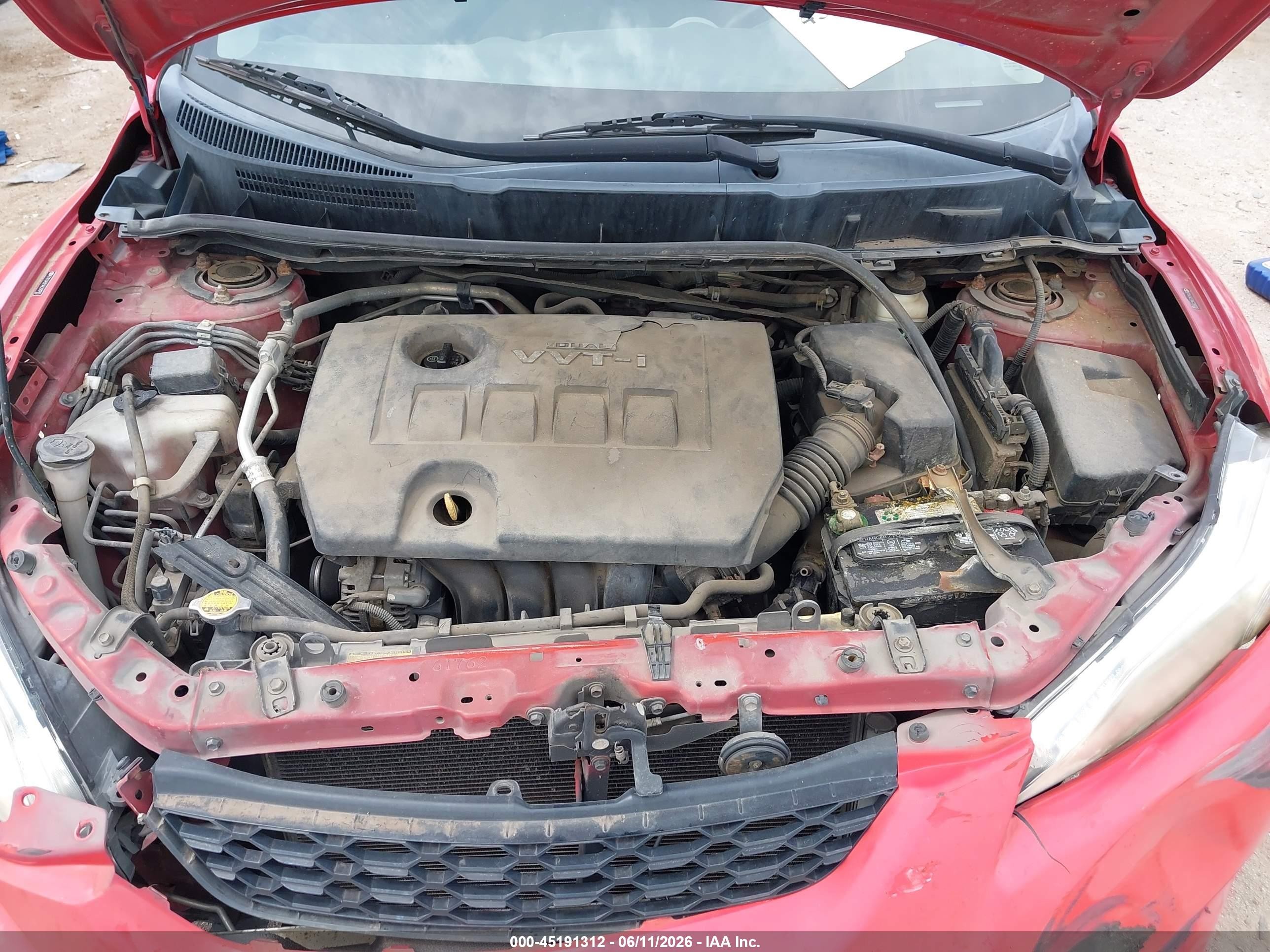 2010 Toyota Matrix   Red vin: 2T1KU4EE1AC291785