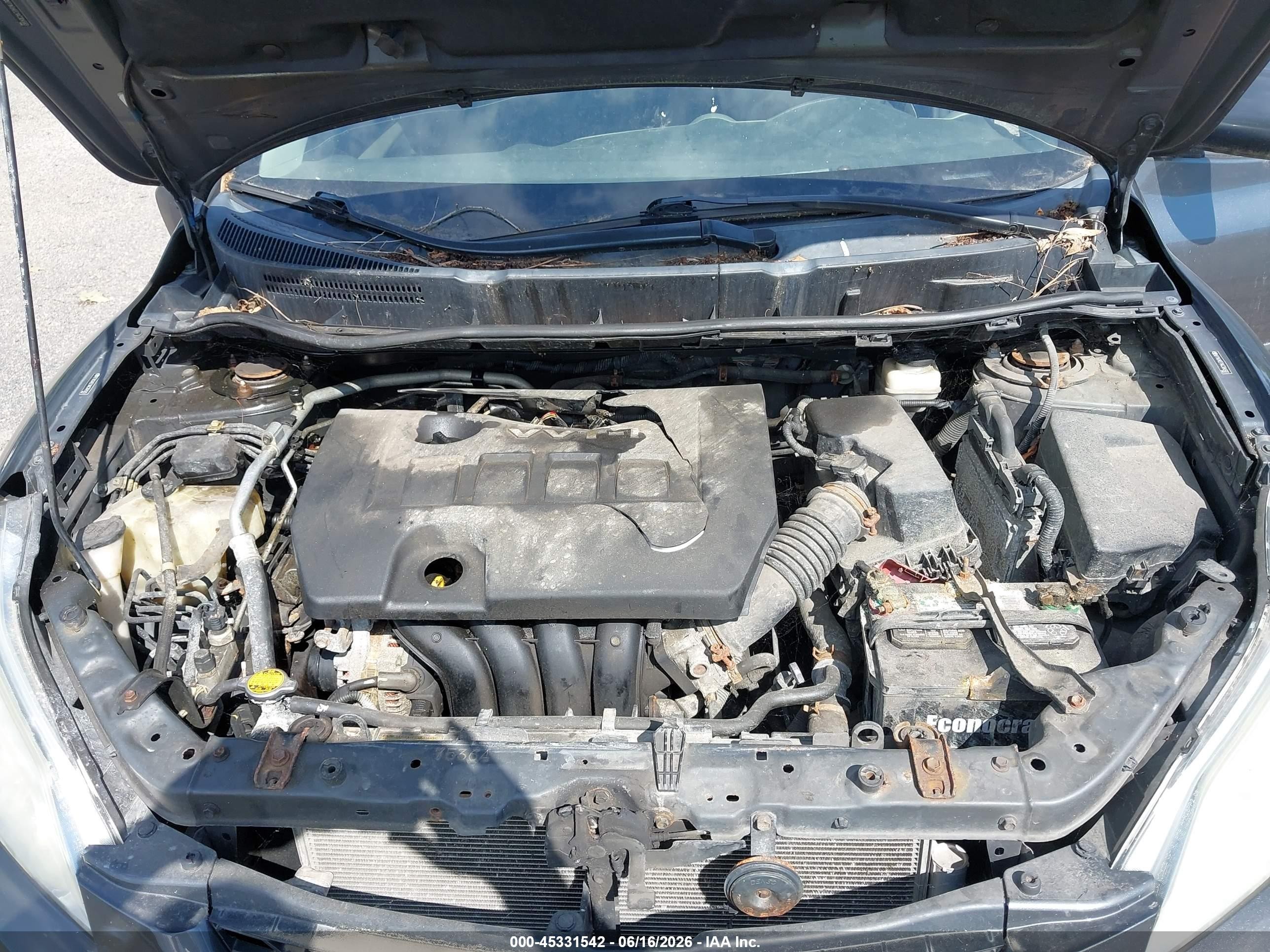 2010 Toyota Matrix   Gray vin: 2T1KU4EE1AC304583