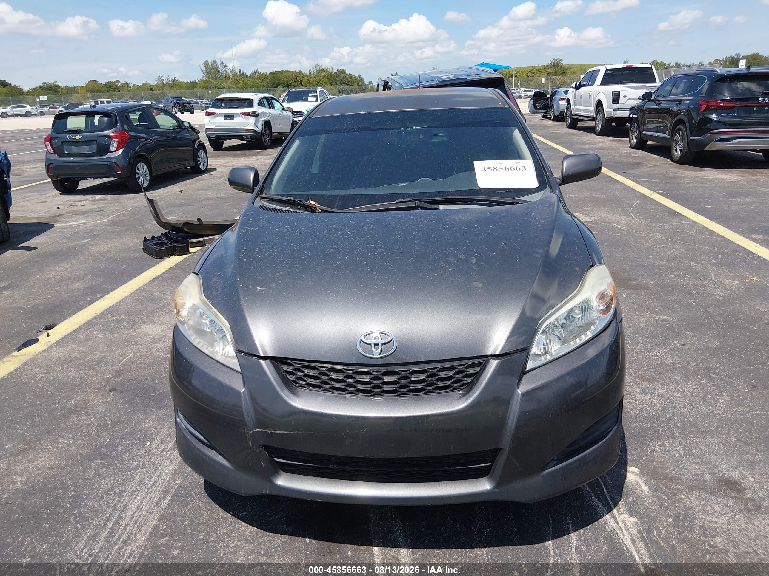 2010 Toyota Matrix   Gray vin: 2T1KU4EE1AC331413