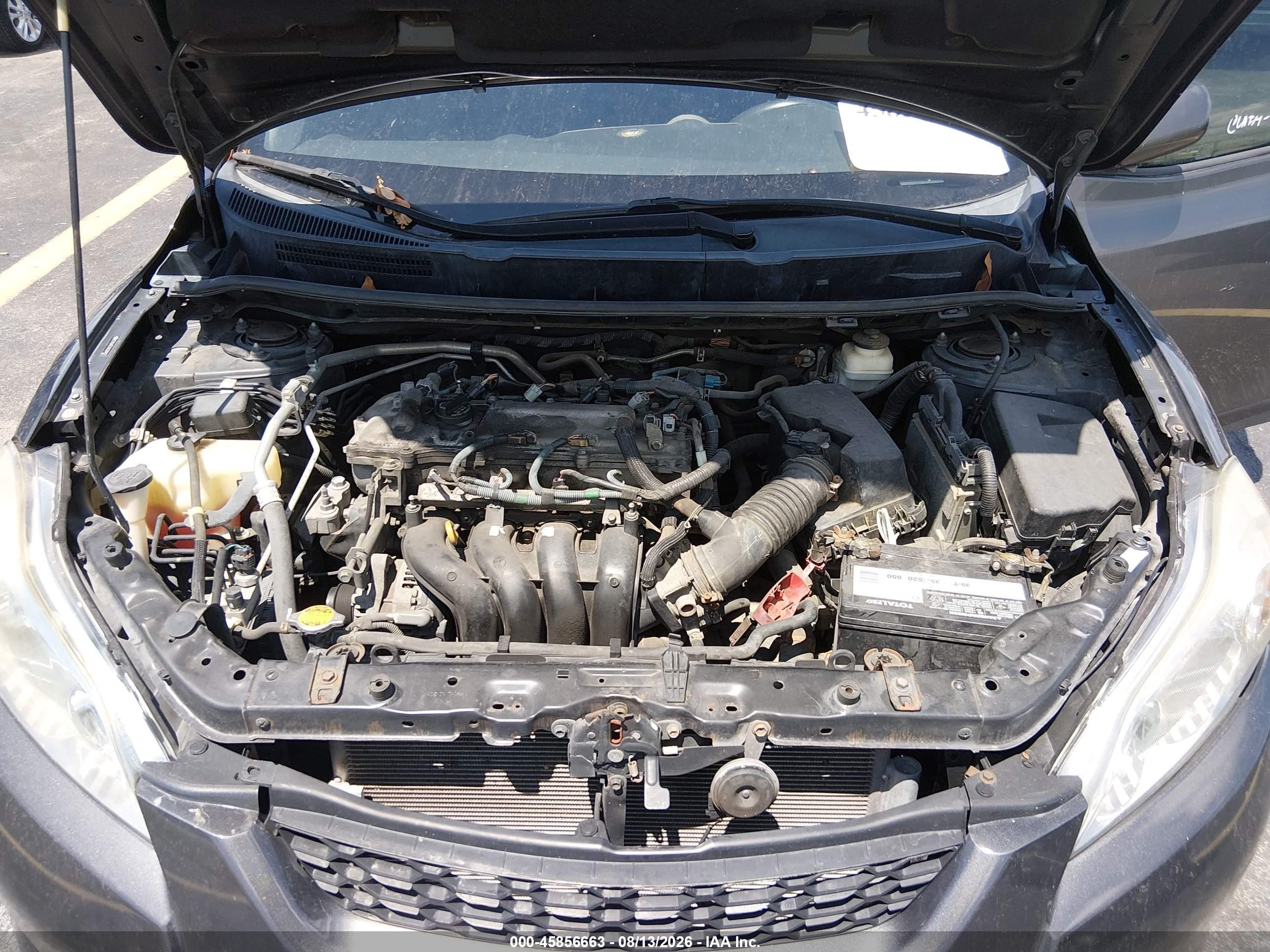 2010 Toyota Matrix   Gray vin: 2T1KU4EE1AC331413