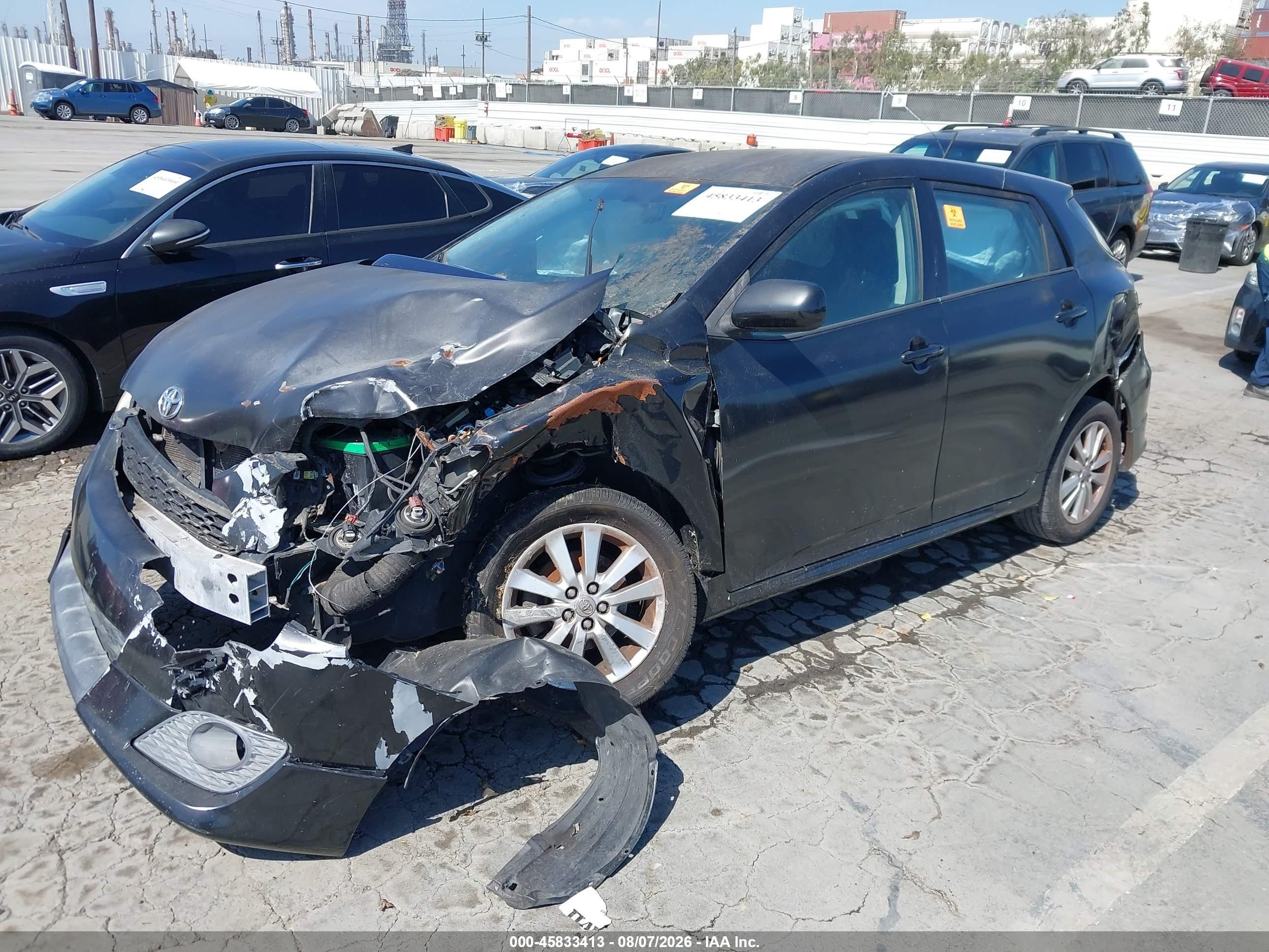 2010 Toyota Matrix   Black vin: 2T1KU4EE1AC457769
