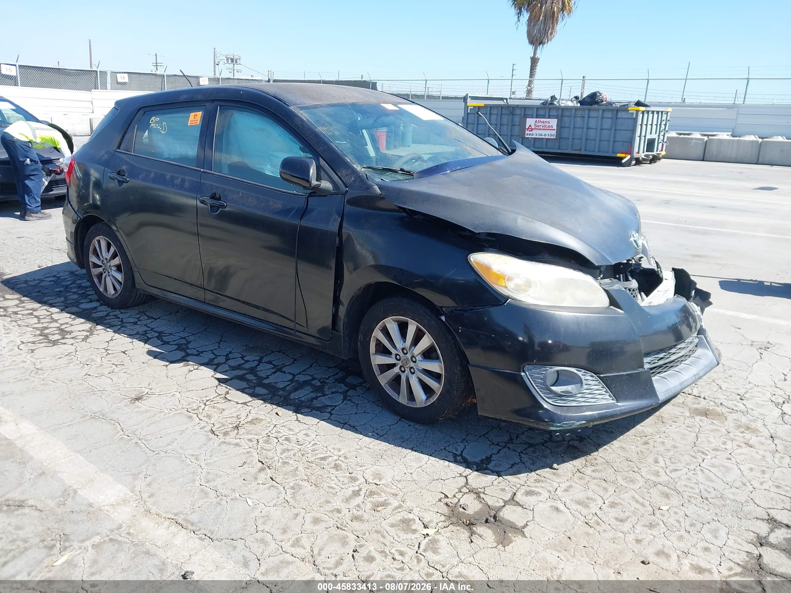 2010 Toyota Matrix   Black vin: 2T1KU4EE1AC457769