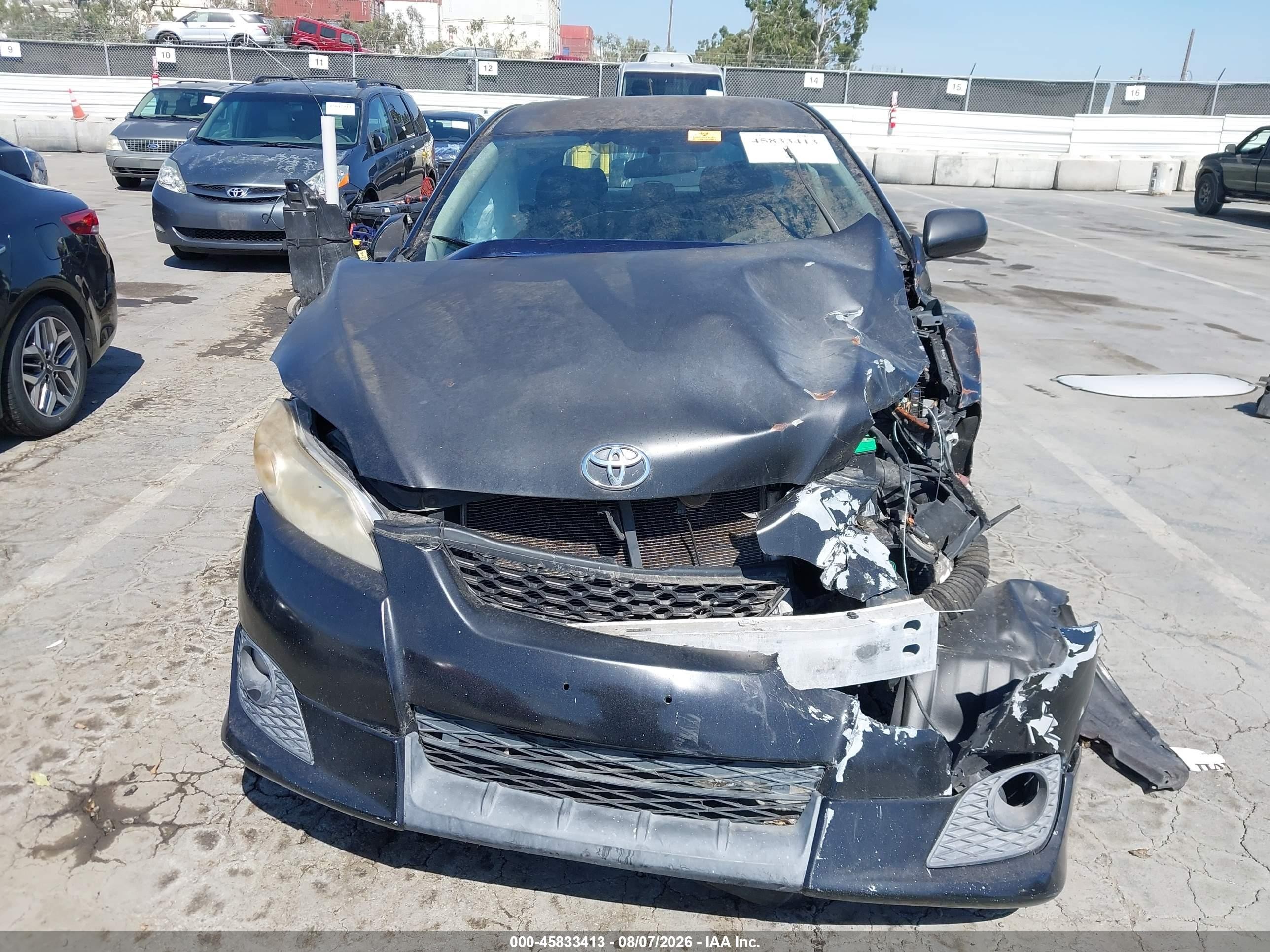 2010 Toyota Matrix   Black vin: 2T1KU4EE1AC457769