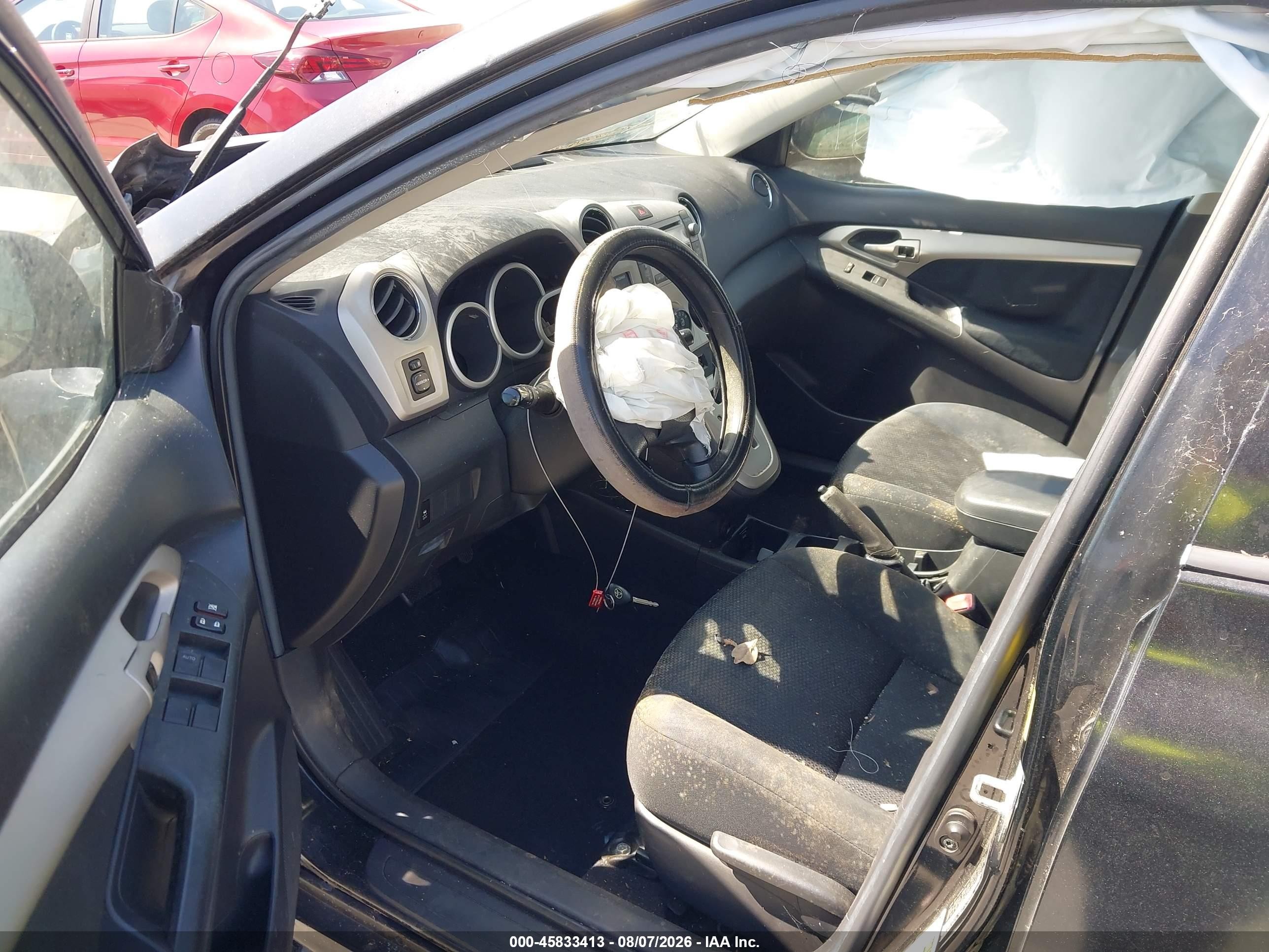 2010 Toyota Matrix   Black vin: 2T1KU4EE1AC457769
