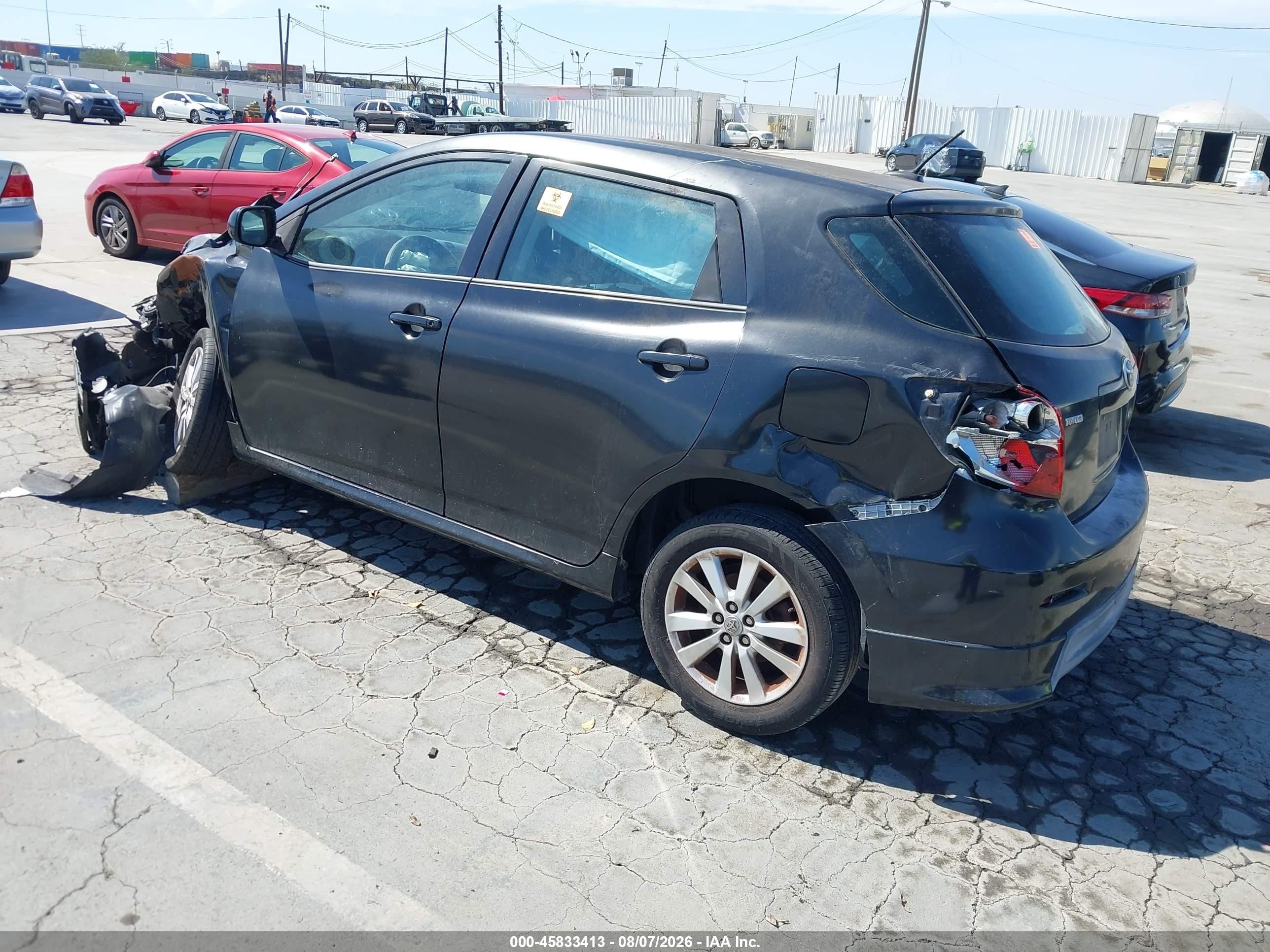 2010 Toyota Matrix   Black vin: 2T1KU4EE1AC457769