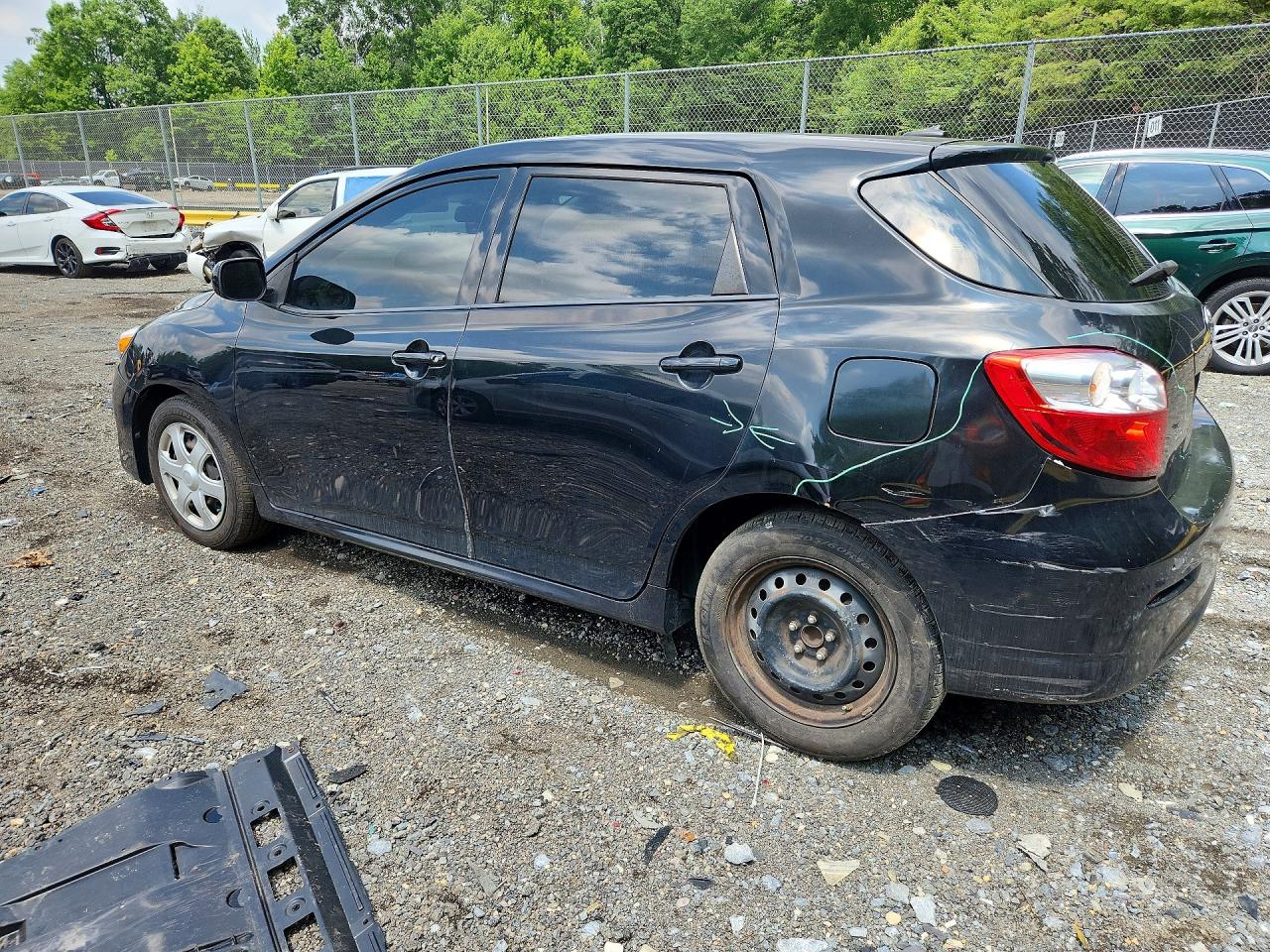 2011 Toyota Matrix Base Черный vin: 2T1KU4EE1BC574995