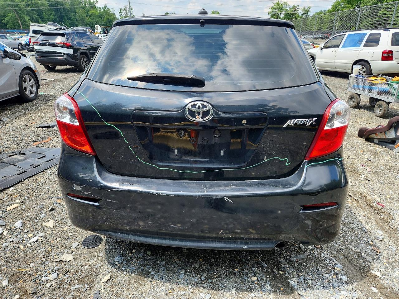 2011 Toyota Matrix Base Черный vin: 2T1KU4EE1BC574995