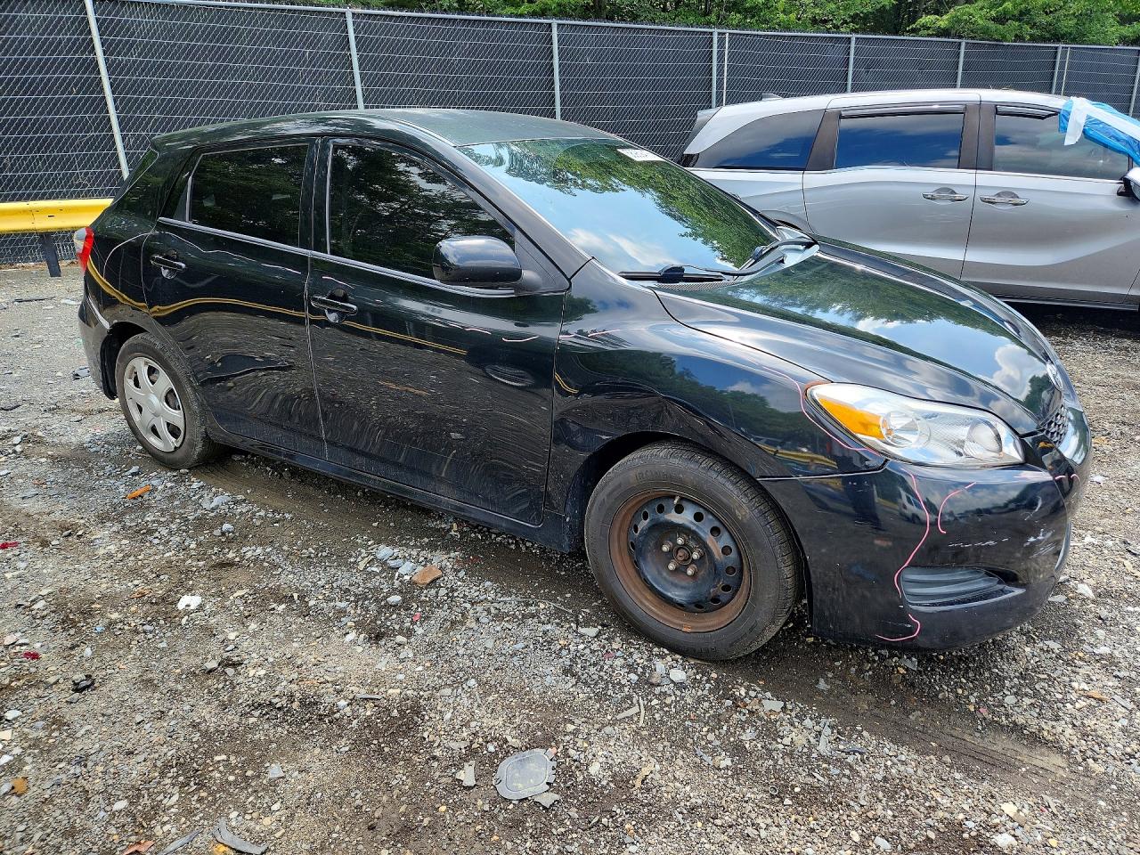 2011 Toyota Matrix Base Черный vin: 2T1KU4EE1BC574995