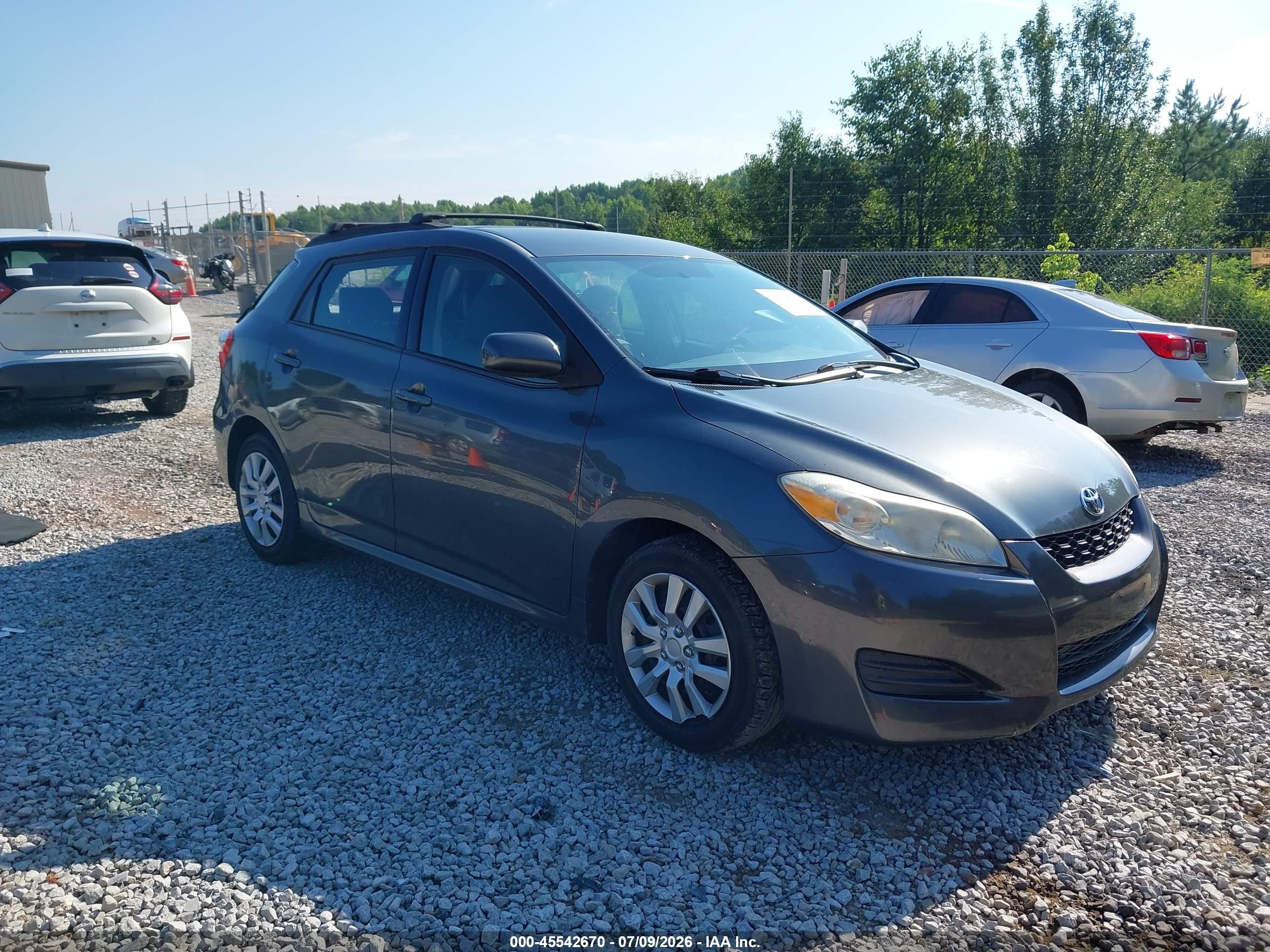 2012 Toyota Matrix L Gray vin: 2T1KU4EE1CC844275