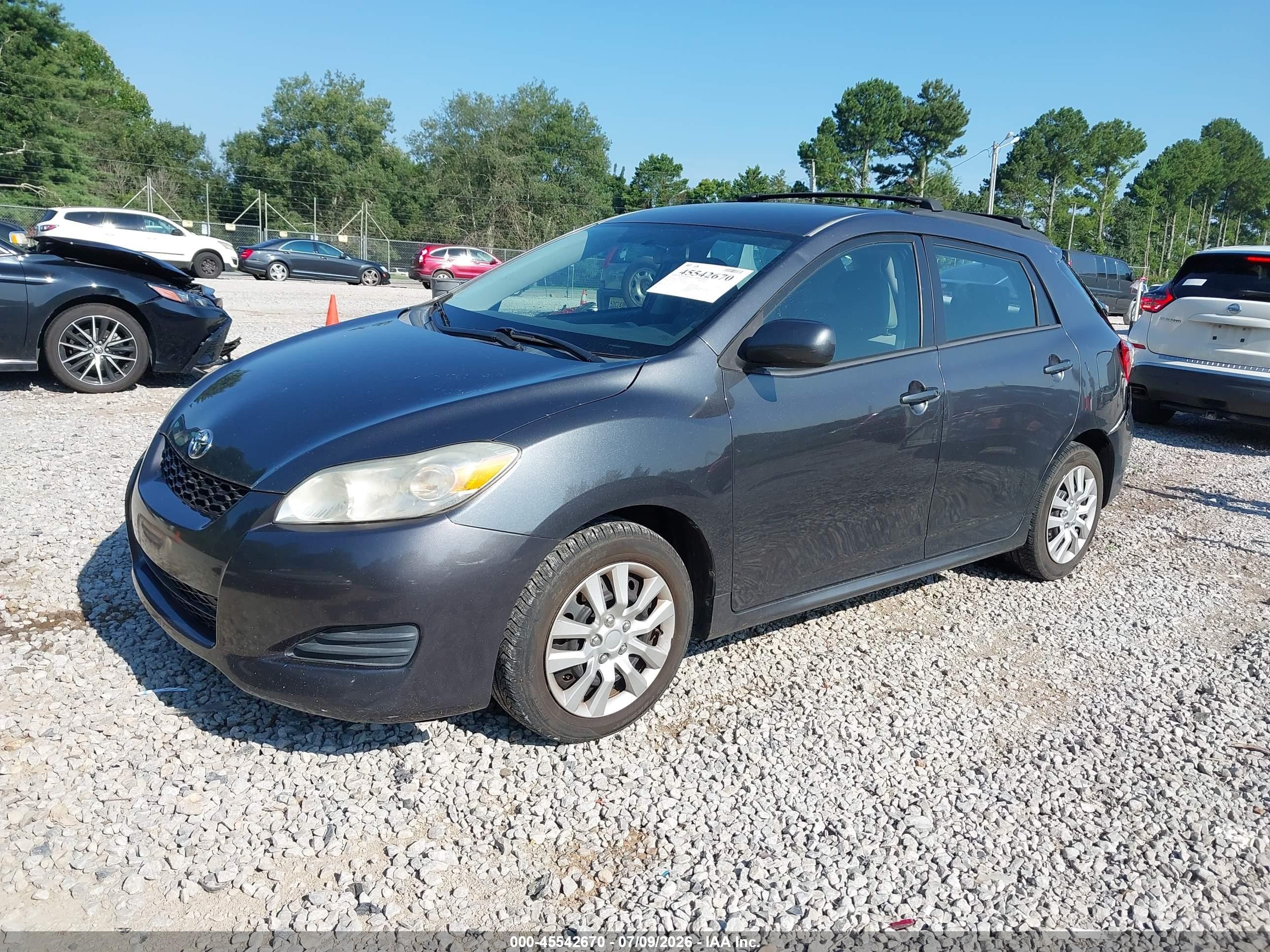 2012 Toyota Matrix L Gray vin: 2T1KU4EE1CC844275
