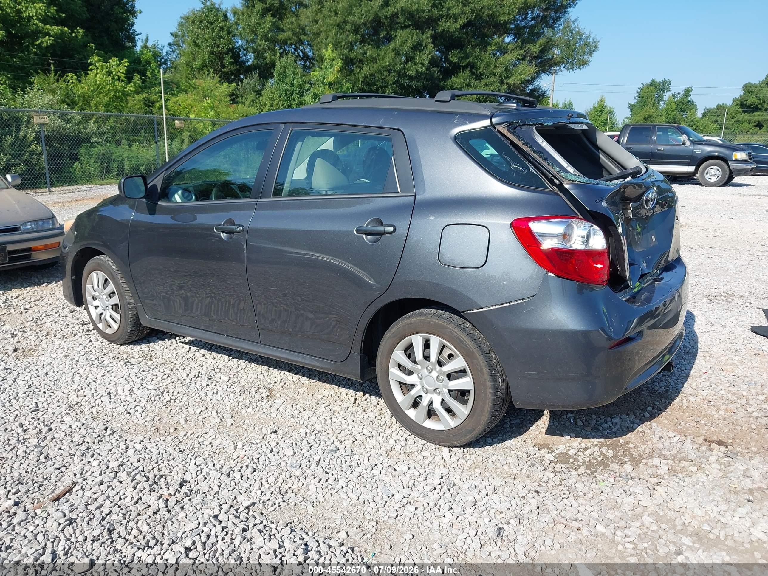 2012 Toyota Matrix L Gray vin: 2T1KU4EE1CC844275