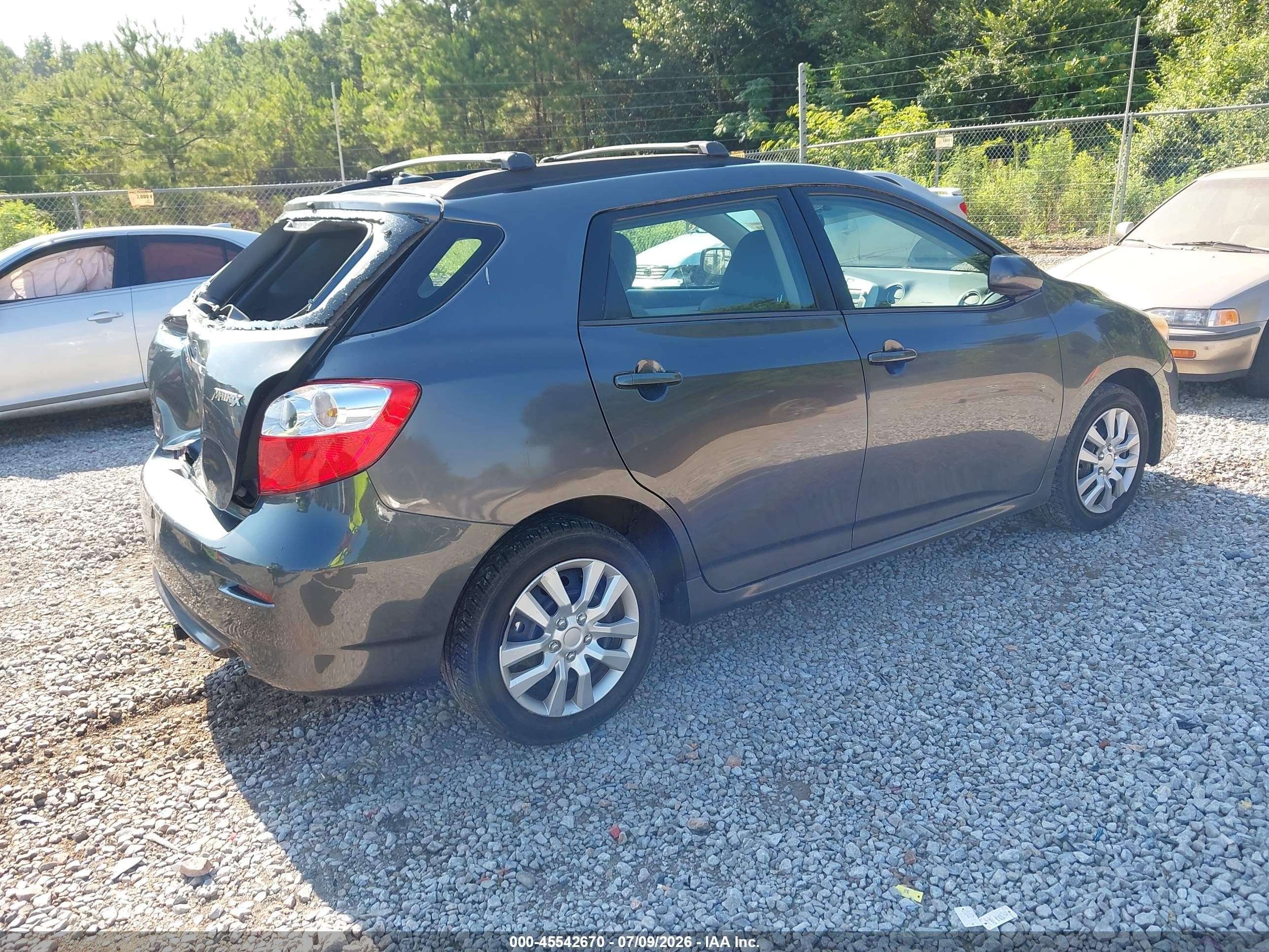2012 Toyota Matrix L Gray vin: 2T1KU4EE1CC844275