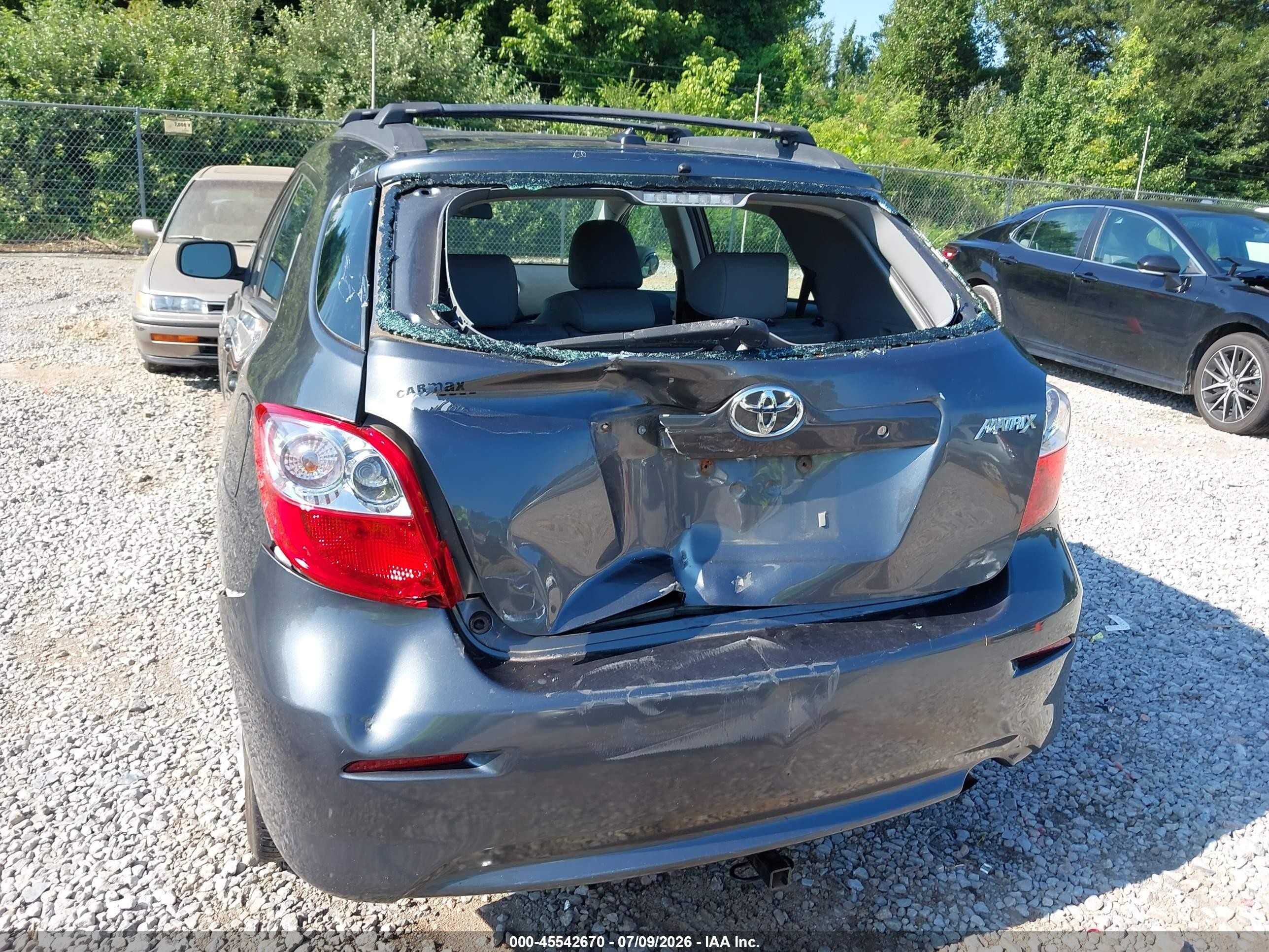 2012 Toyota Matrix L Gray vin: 2T1KU4EE1CC844275