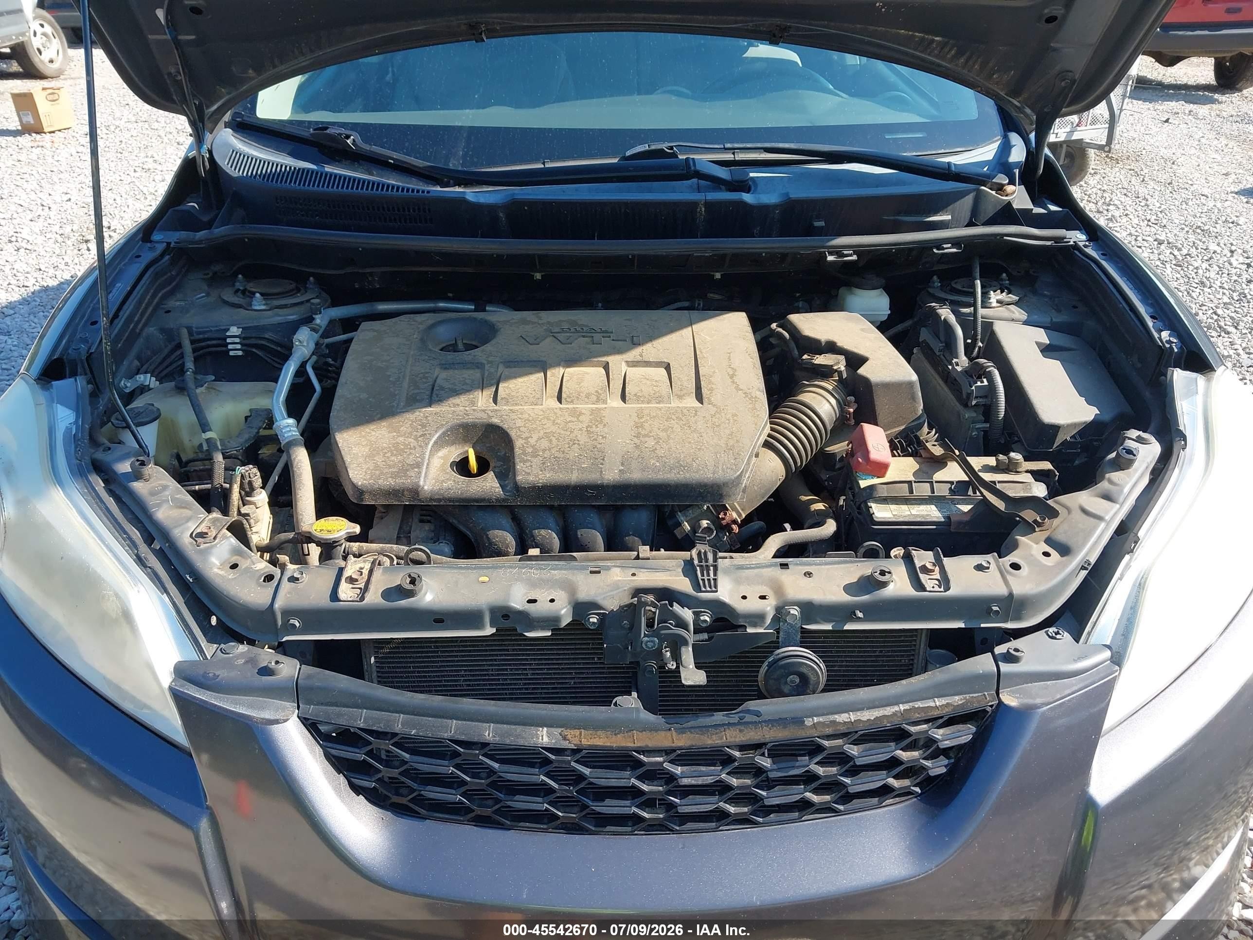 2012 Toyota Matrix L Gray vin: 2T1KU4EE1CC844275