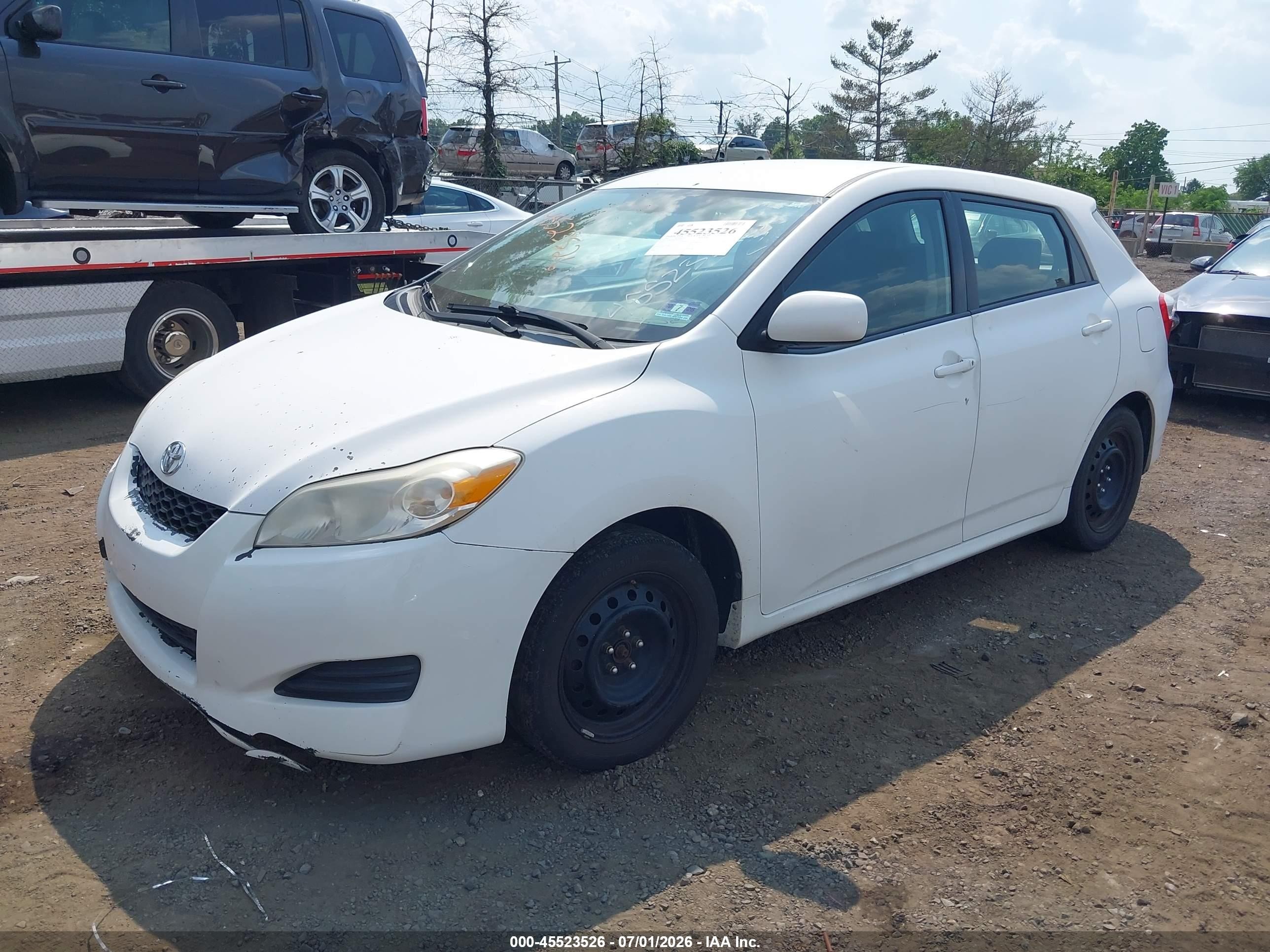2013 Toyota Matrix L White vin: 2T1KU4EE1DC027261