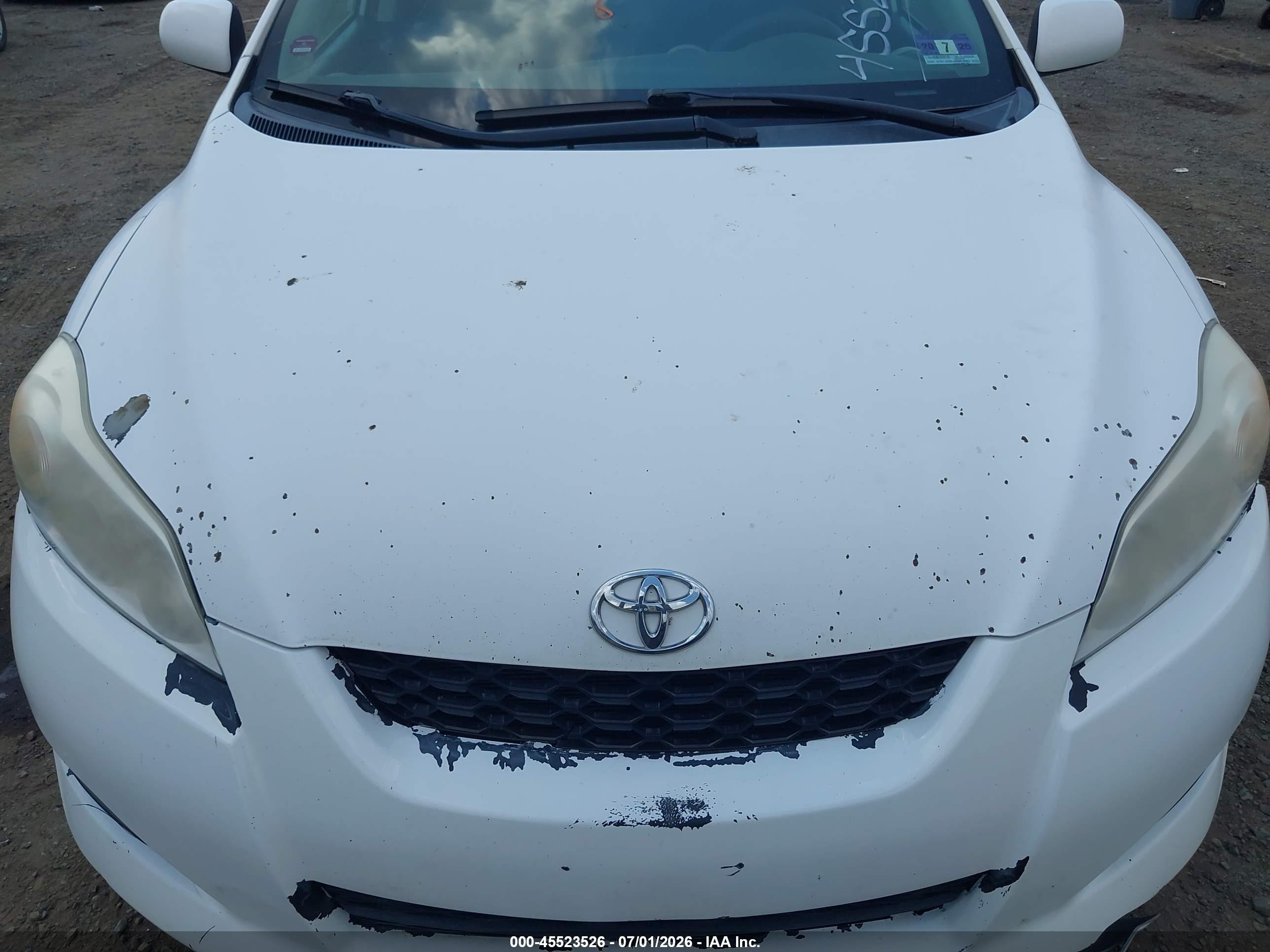2013 Toyota Matrix L White vin: 2T1KU4EE1DC027261