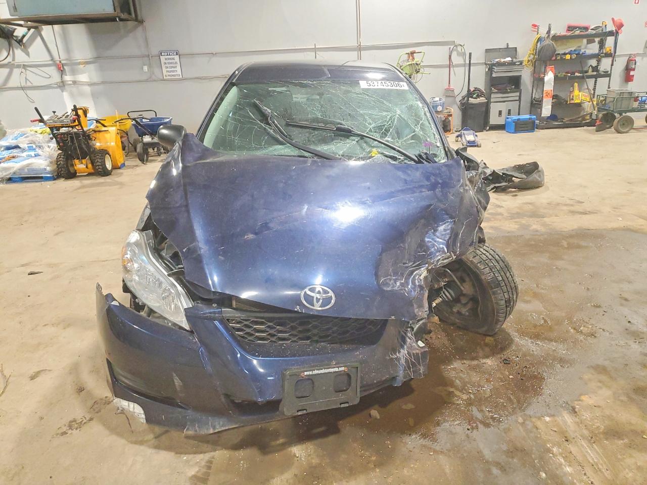 2013 Toyota Matrix L Blue vin: 2T1KU4EE1DC046991