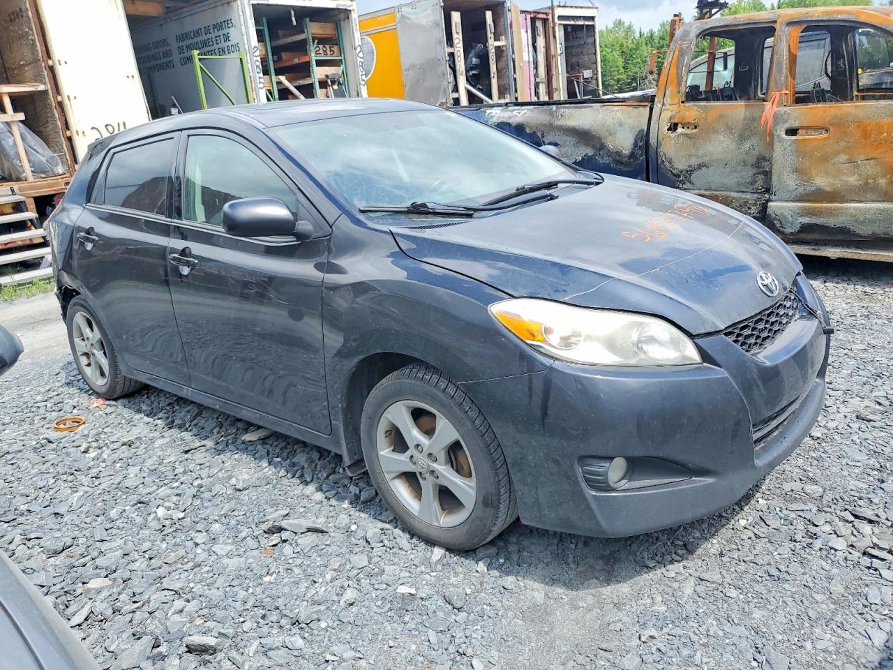 2014 Toyota Matrix Base Gray vin: 2T1KU4EE1EC128866