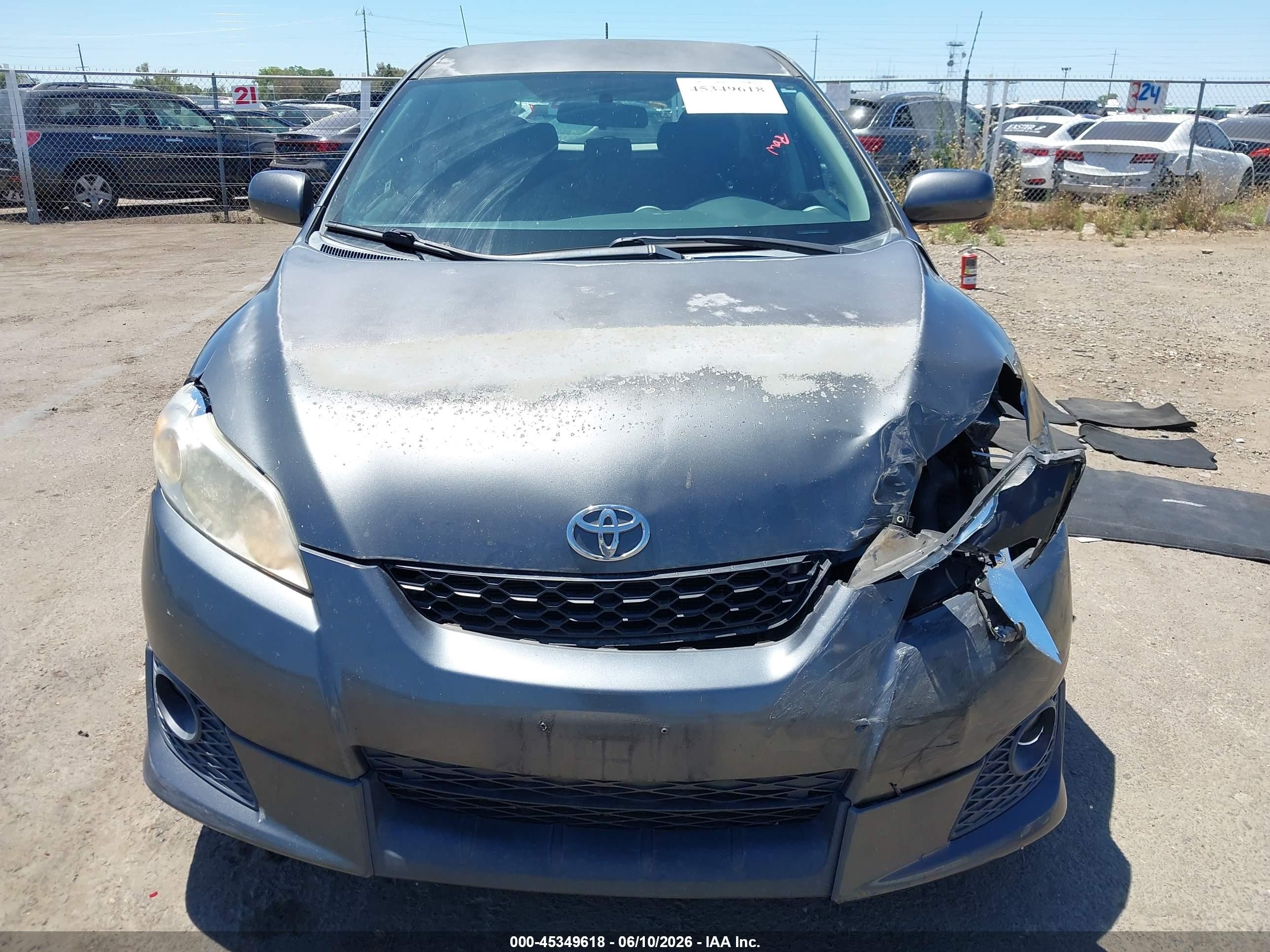 2010 Toyota Matrix   Gray vin: 2T1KU4EE2AC273036