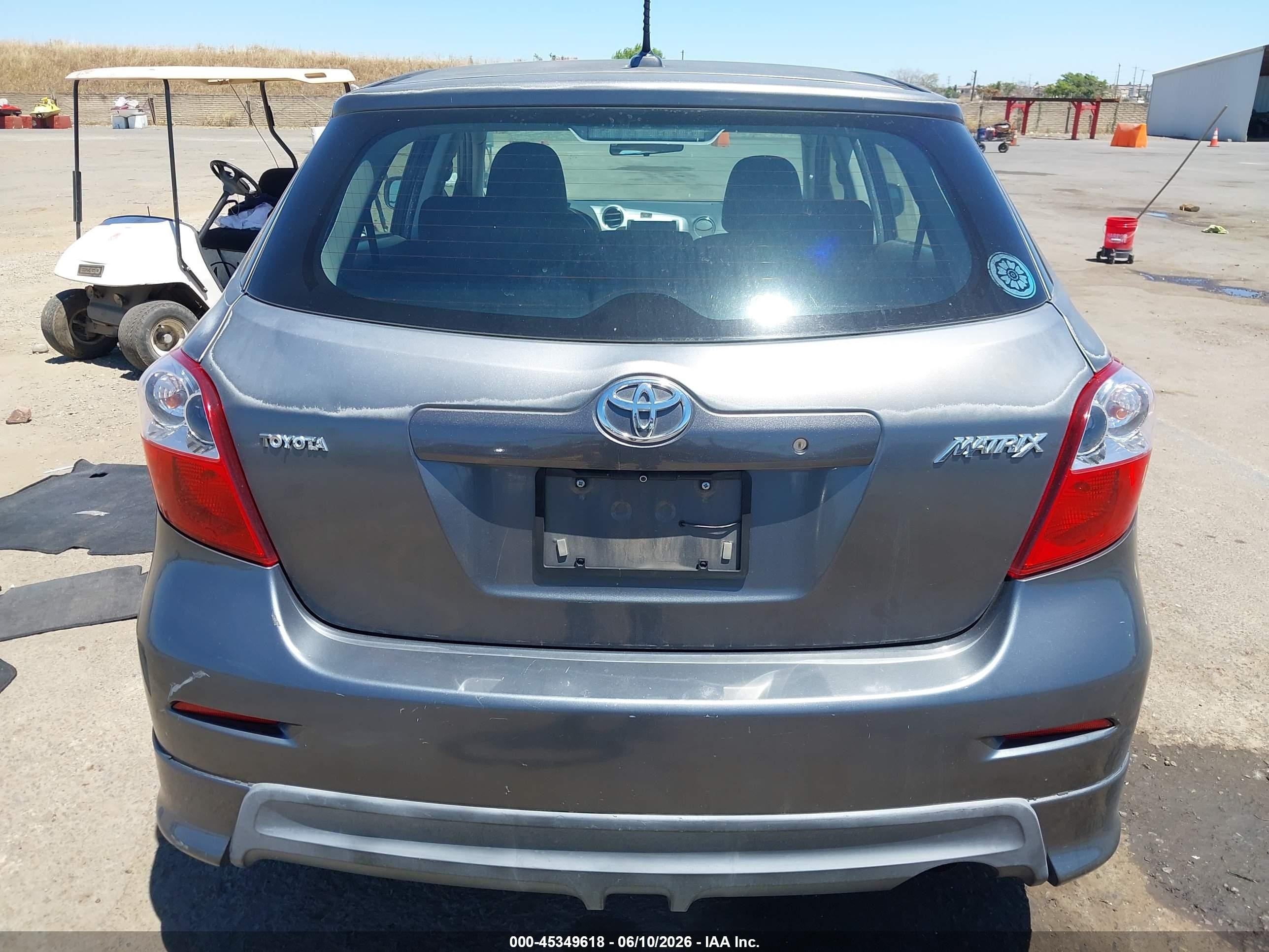 2010 Toyota Matrix   Gray vin: 2T1KU4EE2AC273036
