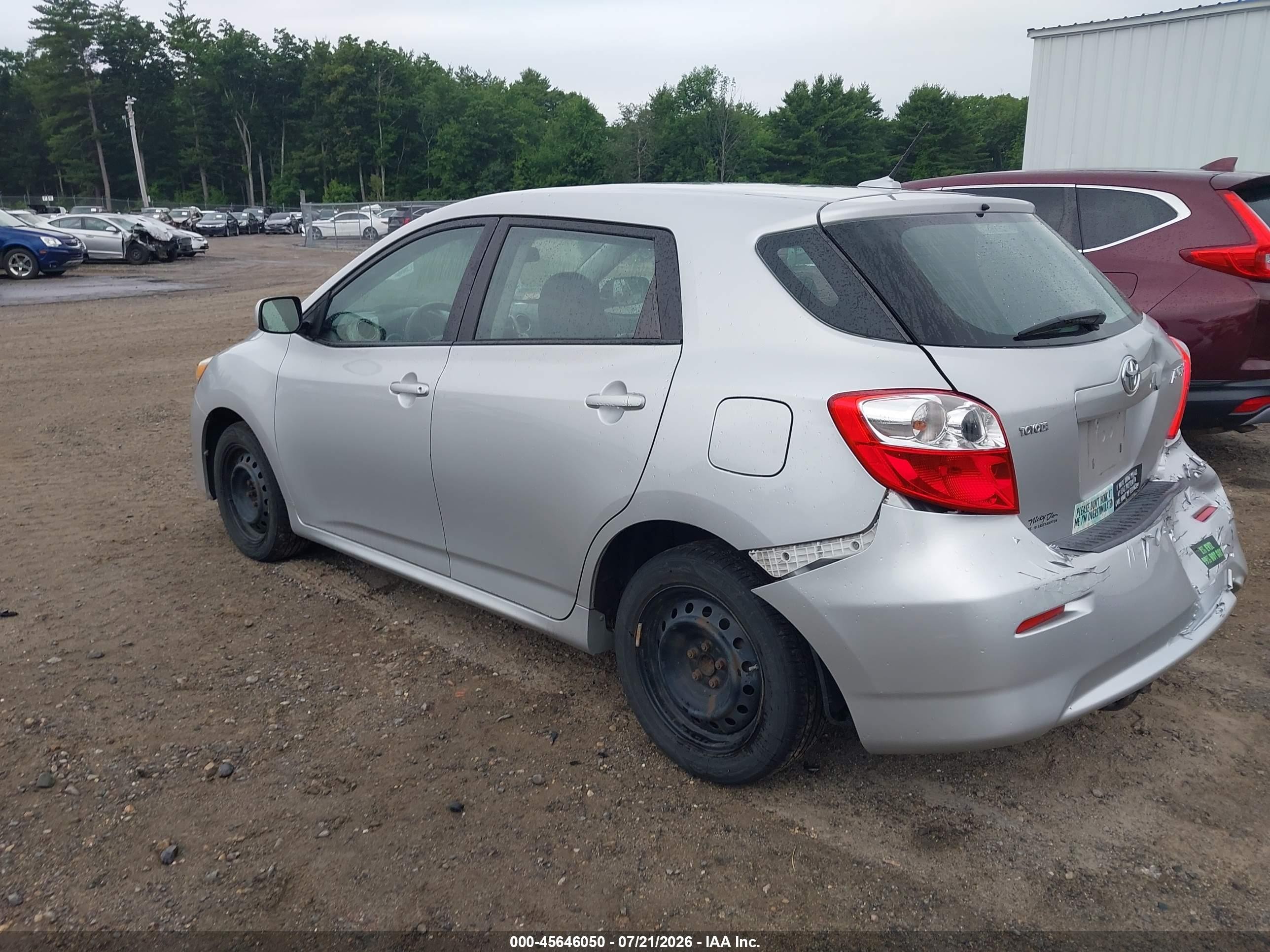 2010 Toyota Matrix   Silver vin: 2T1KU4EE2AC333896