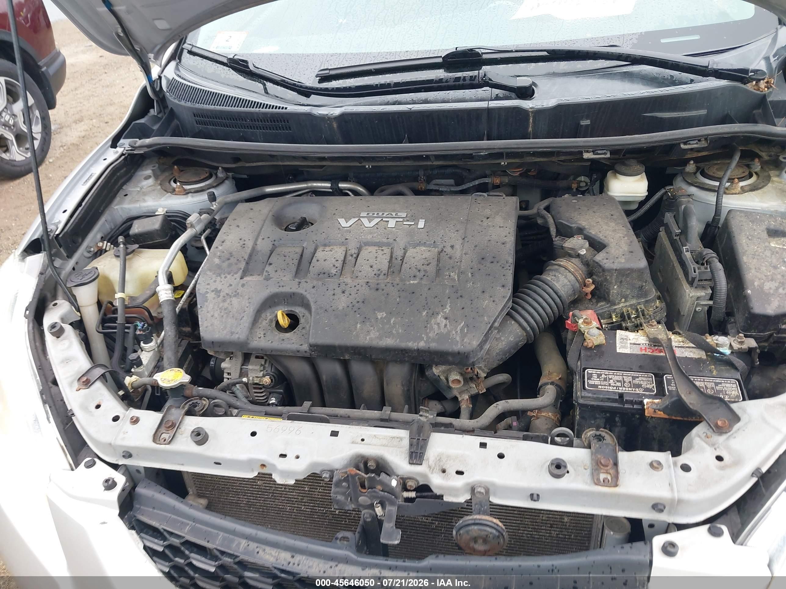 2010 Toyota Matrix   Silver vin: 2T1KU4EE2AC333896