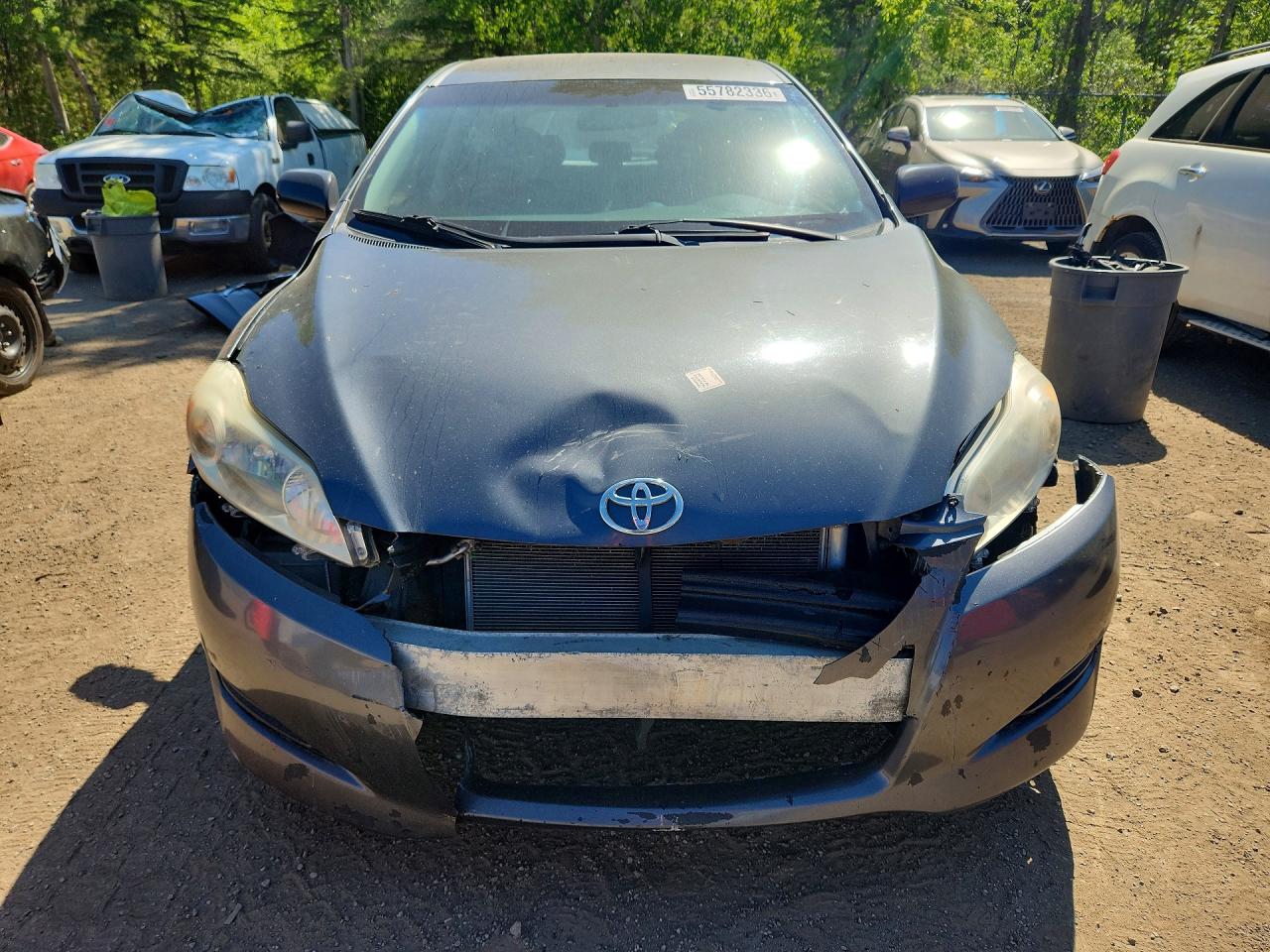 2010 Toyota Matrix Base Gray vin: 2T1KU4EE2AC370088