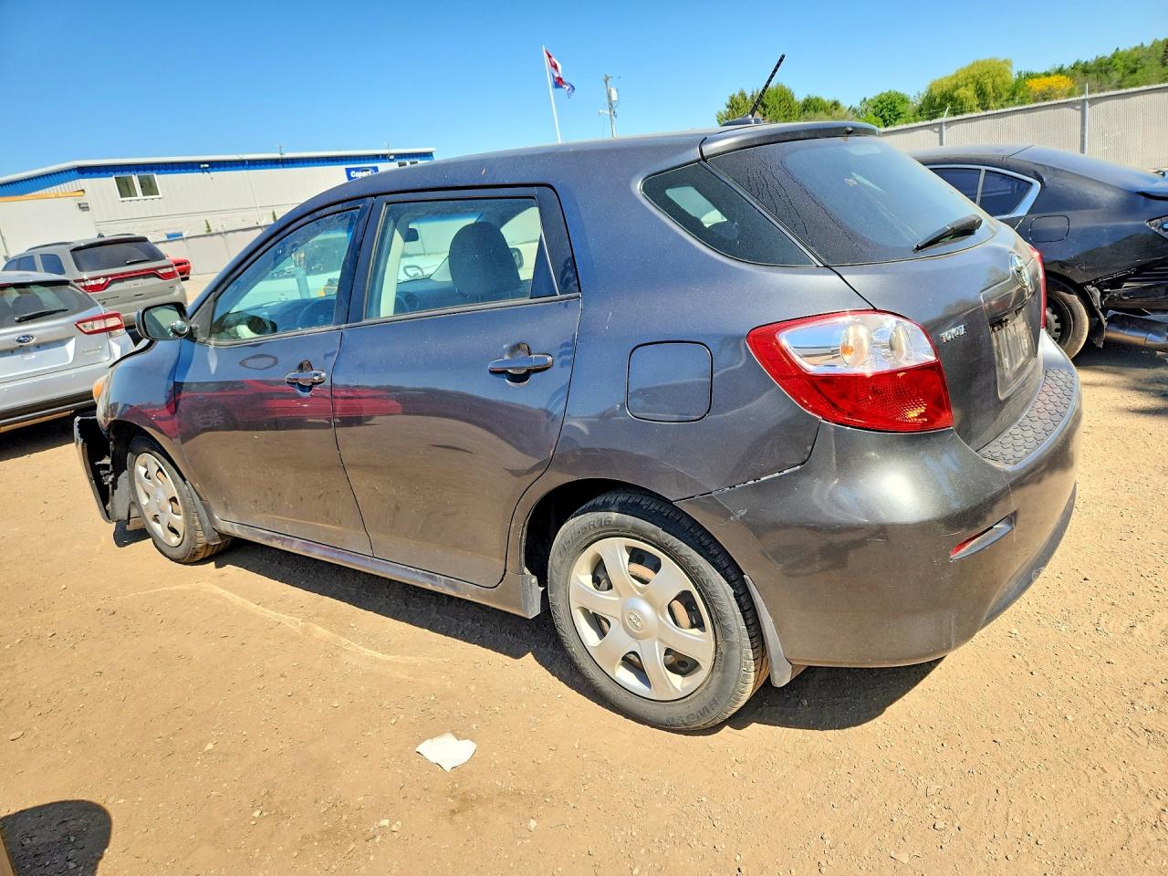 2010 Toyota Matrix Base Gray vin: 2T1KU4EE2AC370088