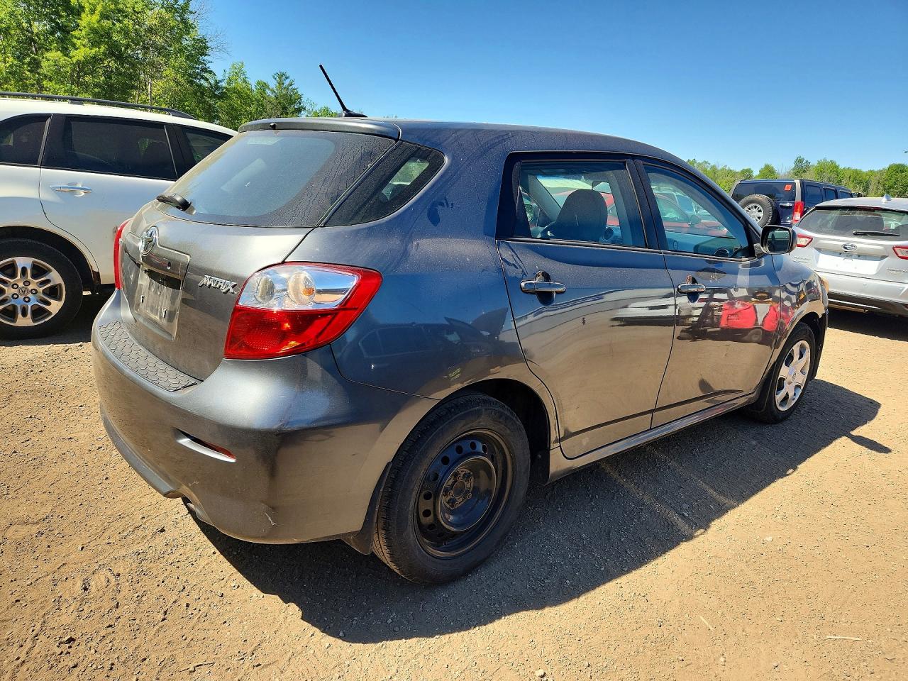 2010 Toyota Matrix Base Gray vin: 2T1KU4EE2AC370088
