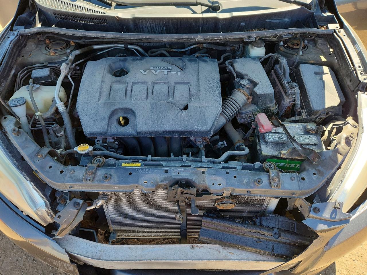 2010 Toyota Matrix Base Gray vin: 2T1KU4EE2AC370088