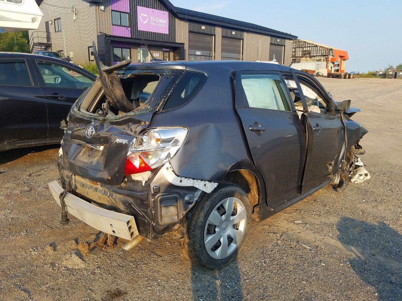 2010 Toyota Corolla Matrix Base Серый vin: 2T1KU4EE2AC411643