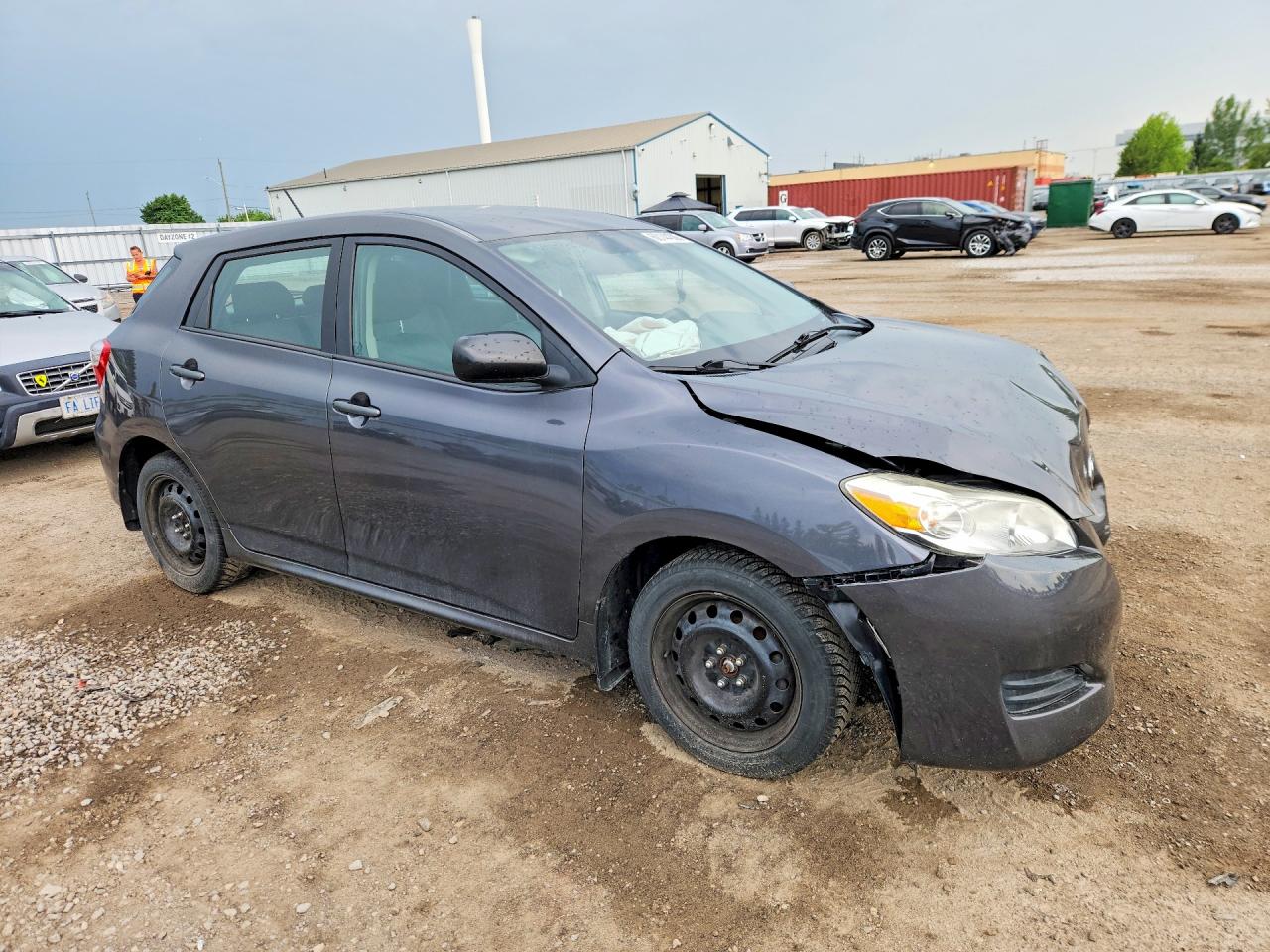 2011 Toyota Matrix Base Gray vin: 2T1KU4EE2BC657903