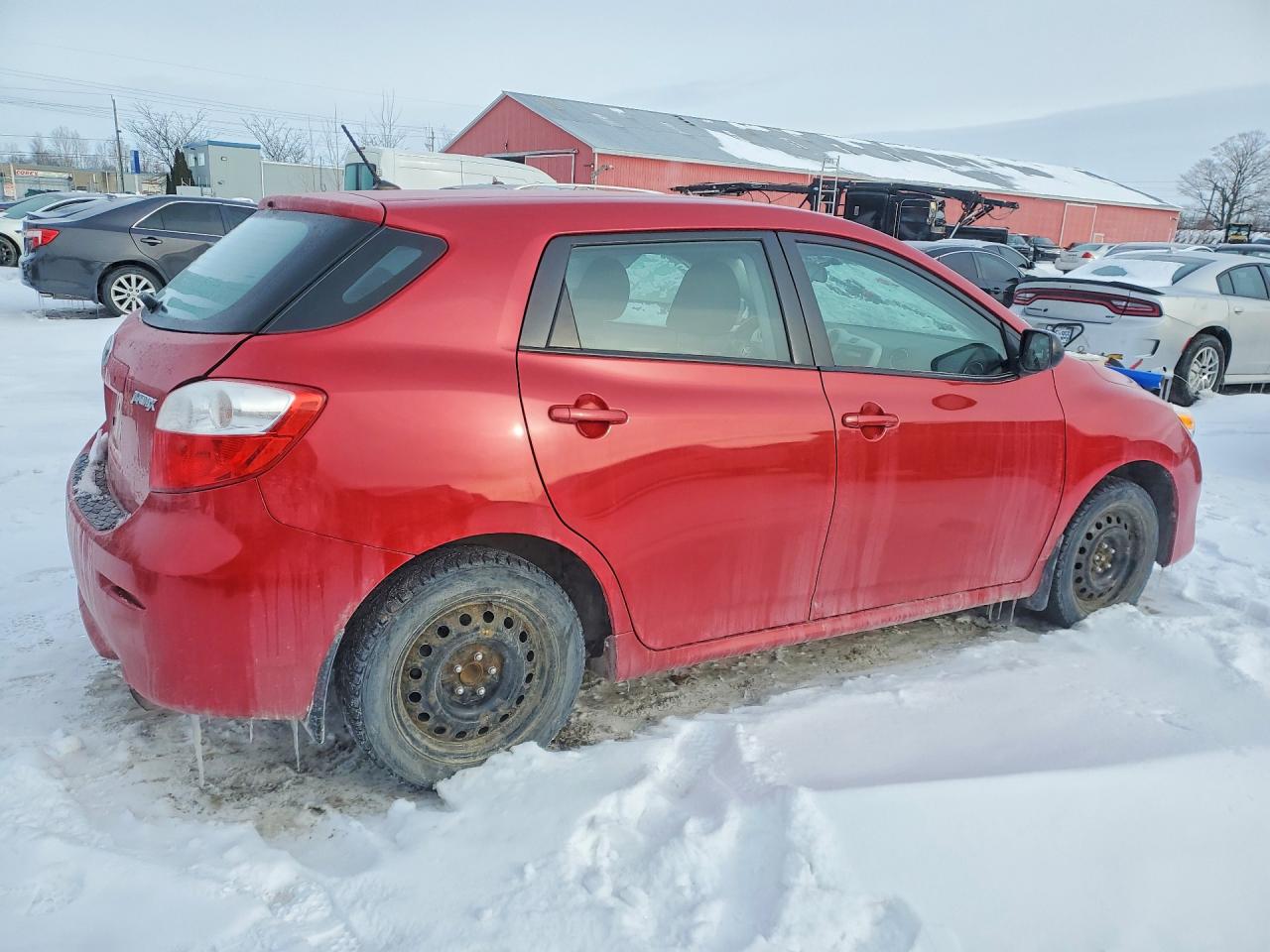 2014 Toyota Matrix Base Red vin: 2T1KU4EE2EC130061