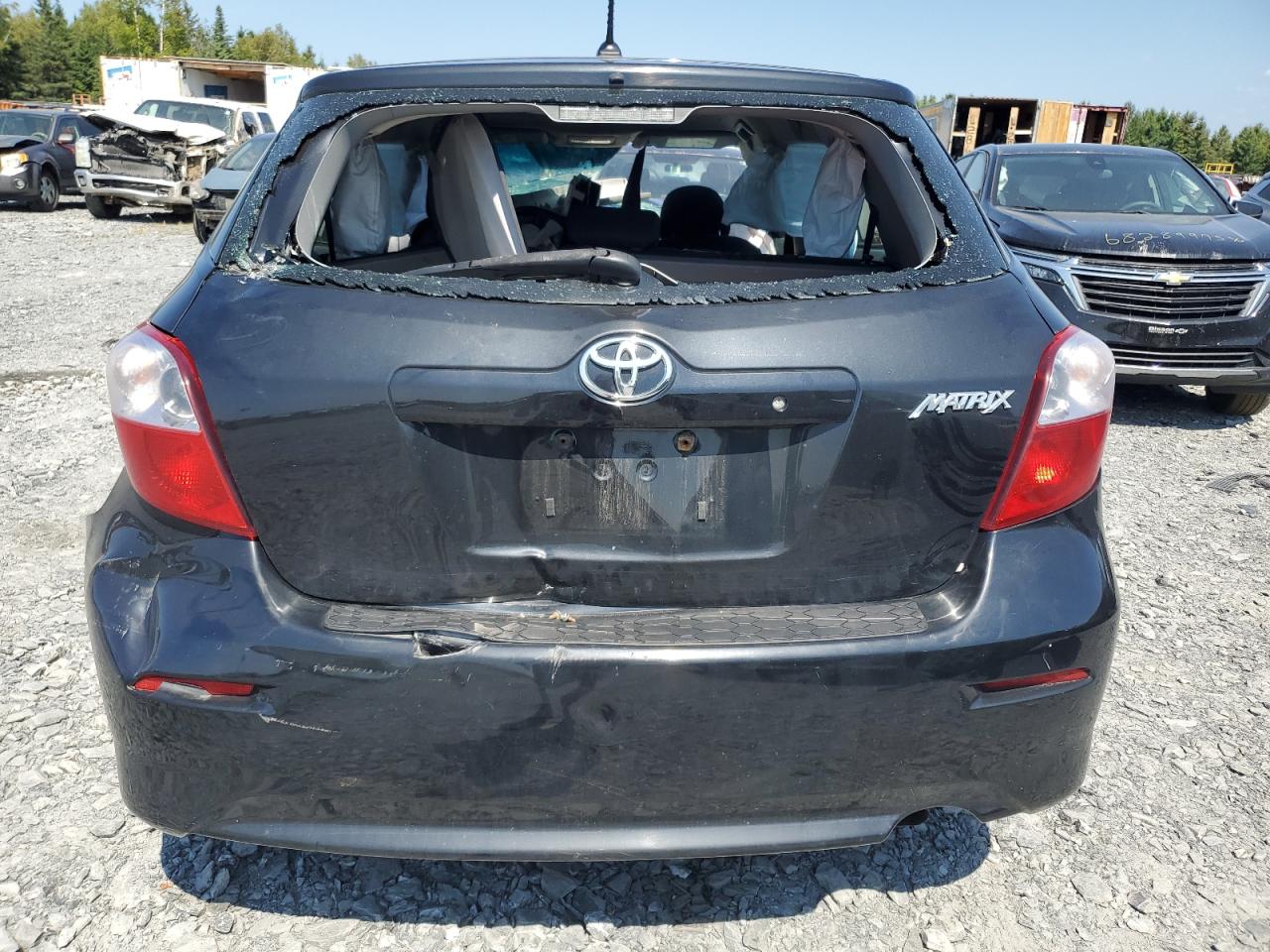 2014 Toyota Matrix Base Black vin: 2T1KU4EE2EC136717