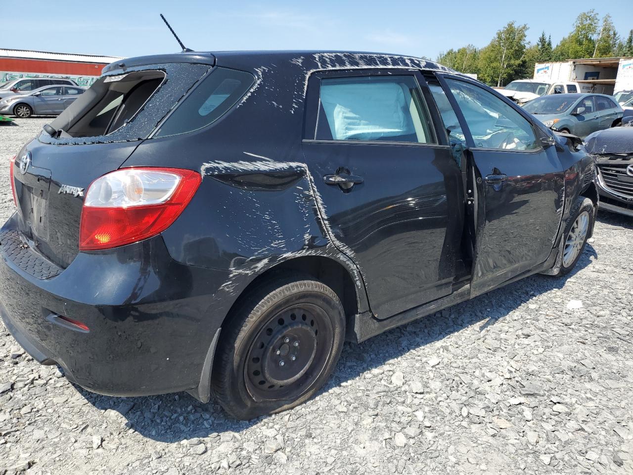 2014 Toyota Matrix Base Black vin: 2T1KU4EE2EC136717