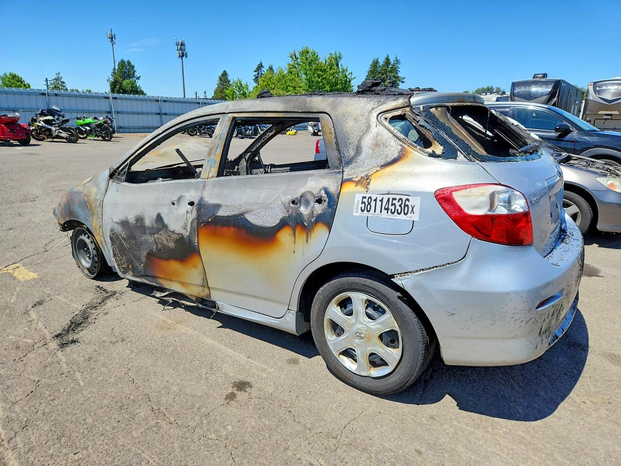 2010 Toyota Matrix Base Burn vin: 2T1KU4EE3AC295949