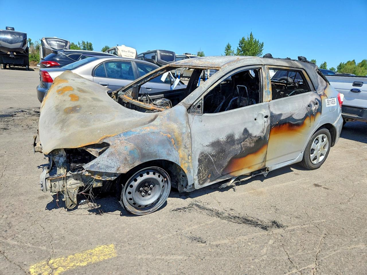 2010 Toyota Matrix Base Burn vin: 2T1KU4EE3AC295949