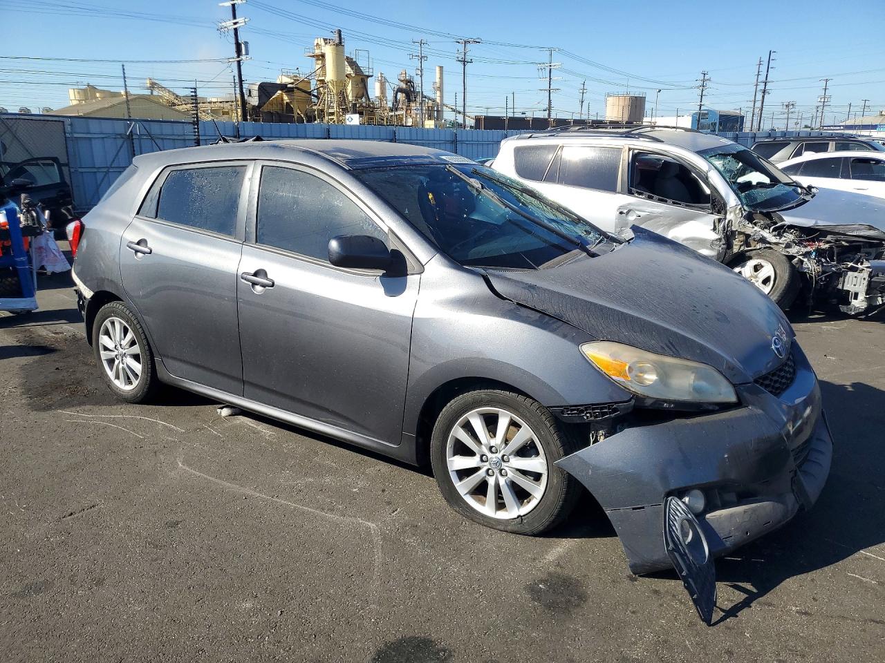 2010 Toyota Matrix Silver vin: 2T1KU4EE3AC419119