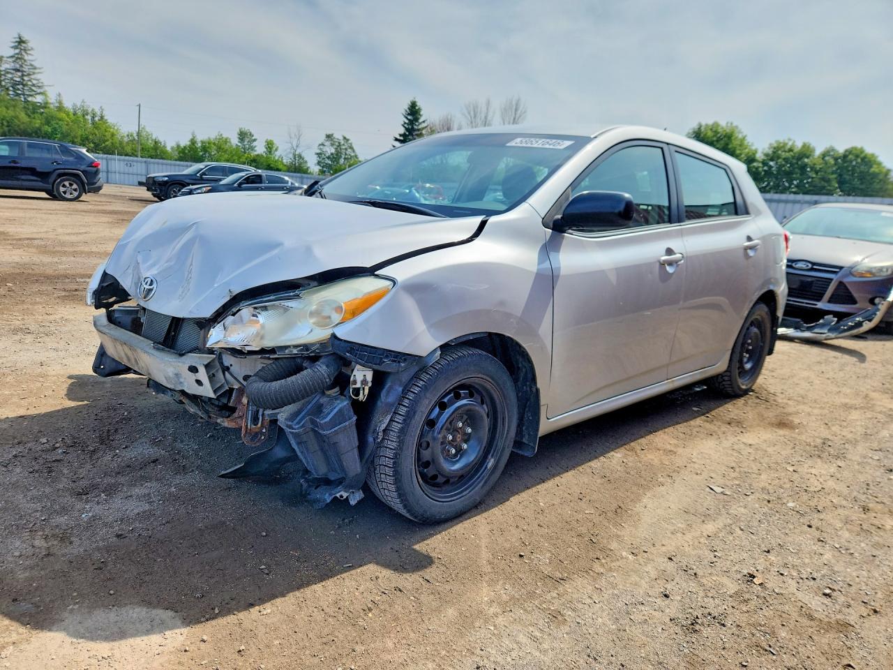 2011 Toyota Matrix Base Silver vin: 2T1KU4EE3BC629897