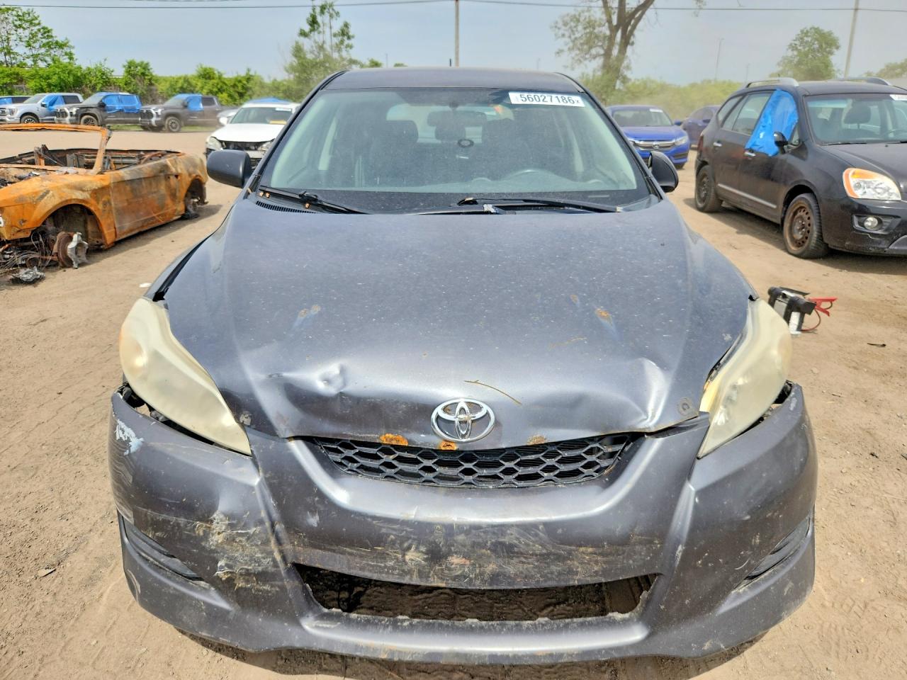 2011 Toyota Matrix Base Серый vin: 2T1KU4EE3BC655531