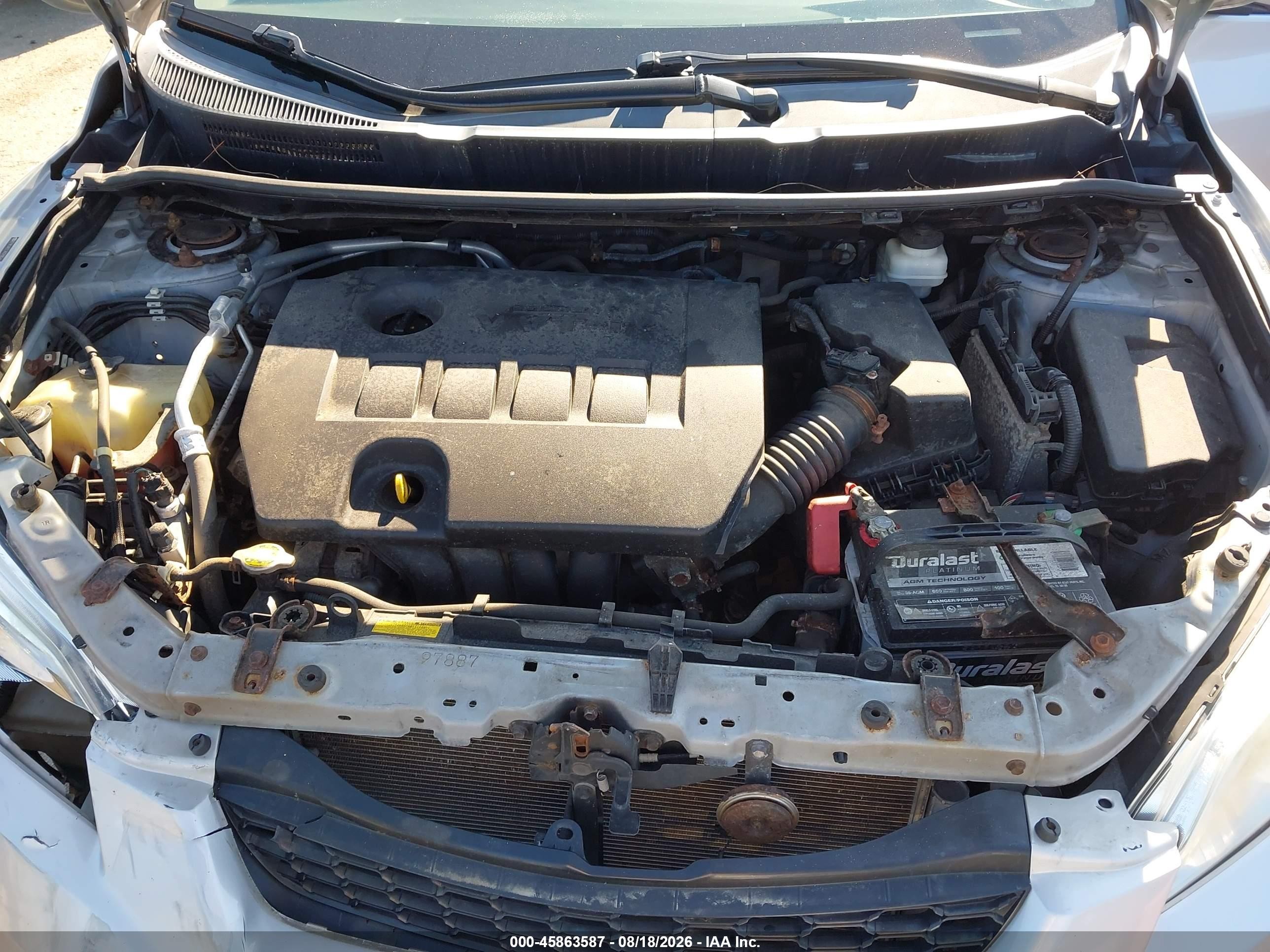 2011 Toyota Matrix Silver vin: 2T1KU4EE3BC710544